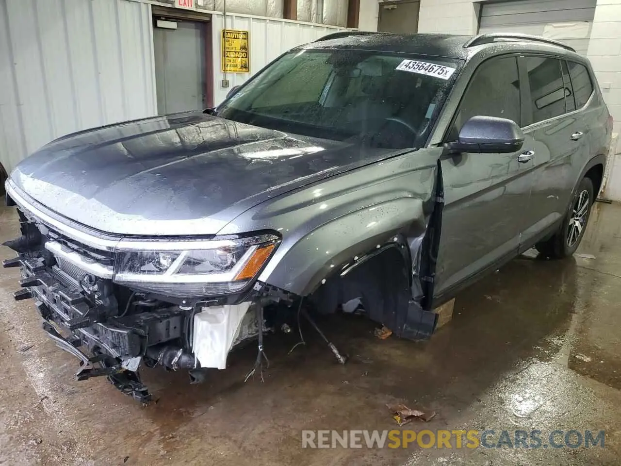 1 Photograph of a damaged car 1V2LP2CA2PC506719 VOLKSWAGEN ATLAS 2023
