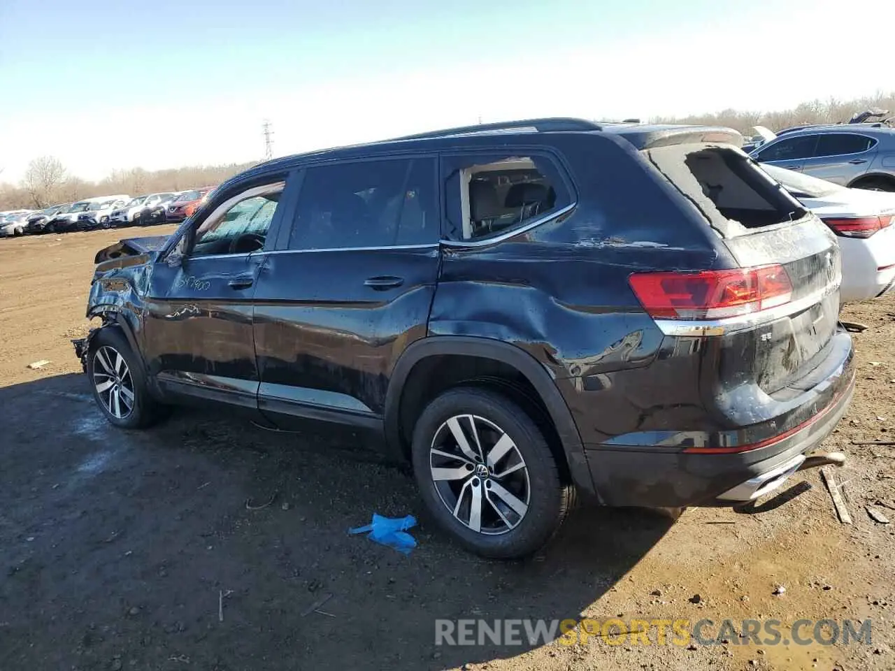 2 Photograph of a damaged car 1V2LP2CA7PC547900 VOLKSWAGEN ATLAS 2023