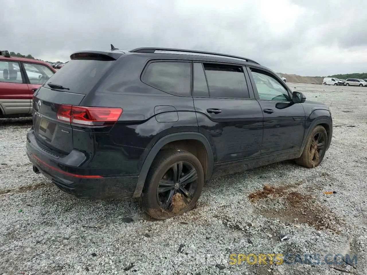 3 Photograph of a damaged car 1V2SR2CA1PC552029 VOLKSWAGEN ATLAS 2023
