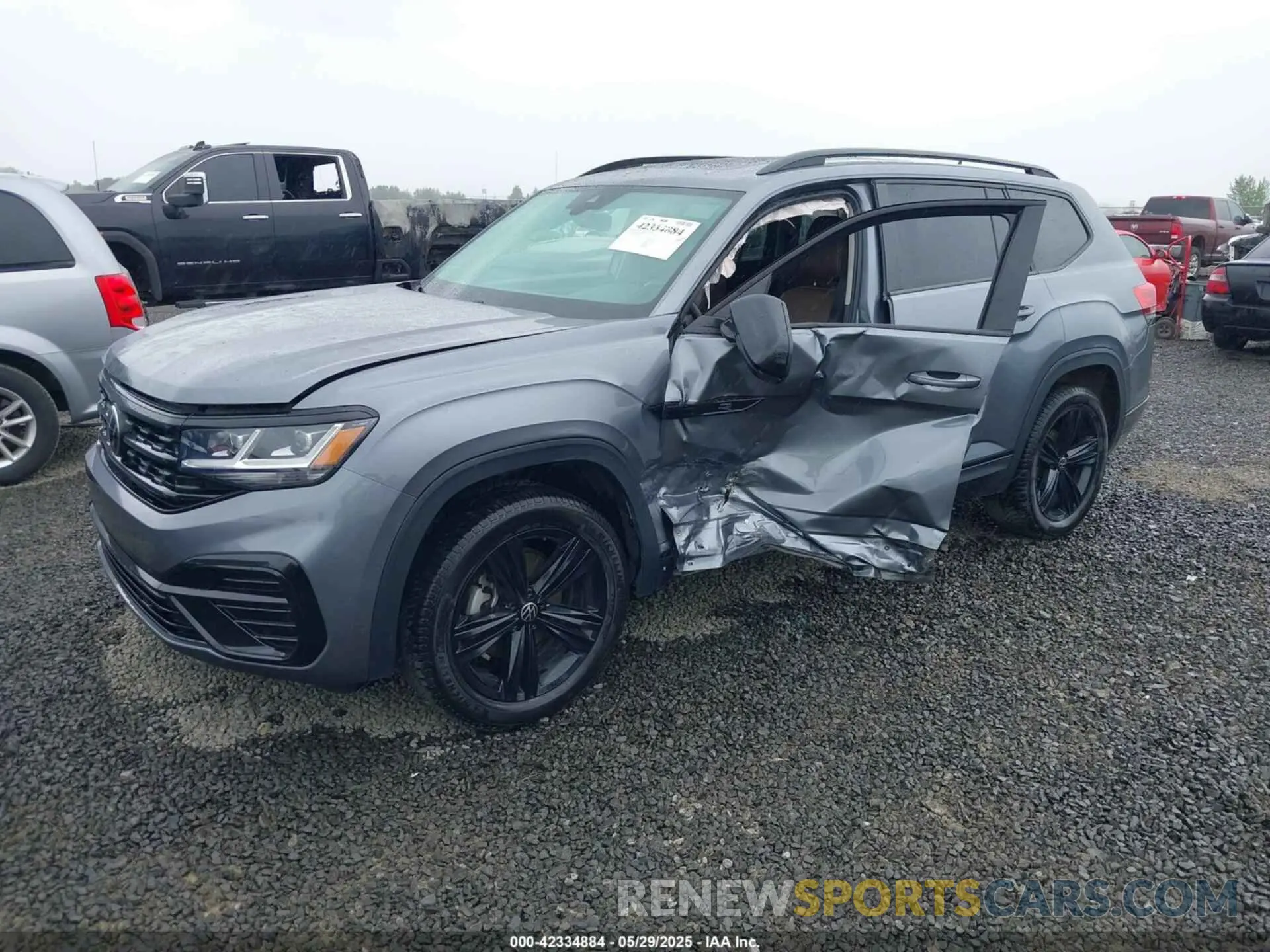 2 Фотография поврежденного автомобиля 1V2SR2CA5PC535282 VOLKSWAGEN ATLAS 2023