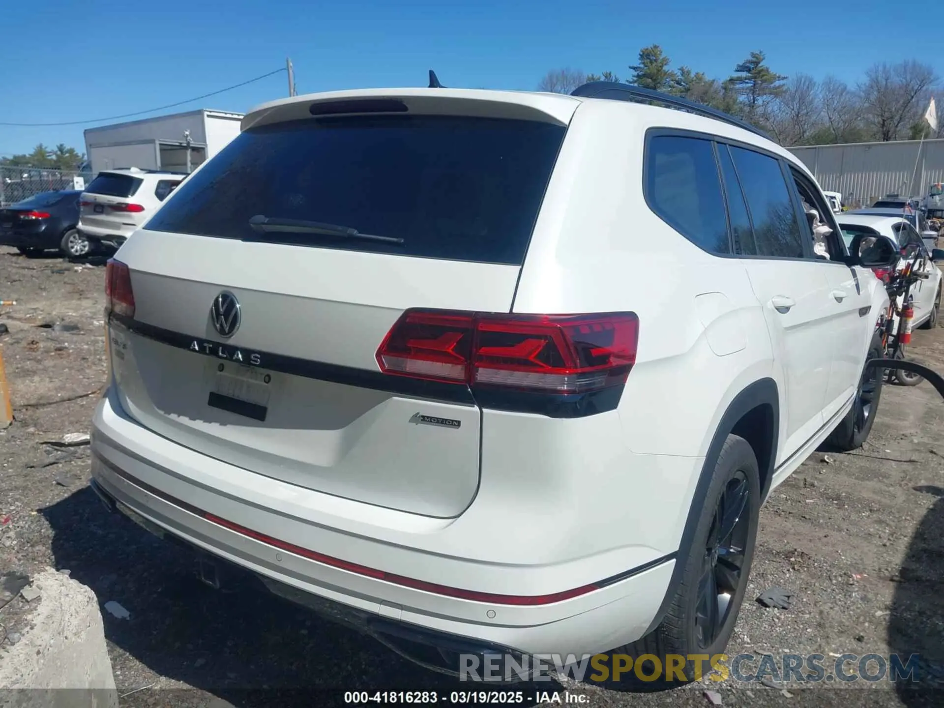 4 Фотография поврежденного автомобиля 1V2SR2CA8PC515317 VOLKSWAGEN ATLAS 2023