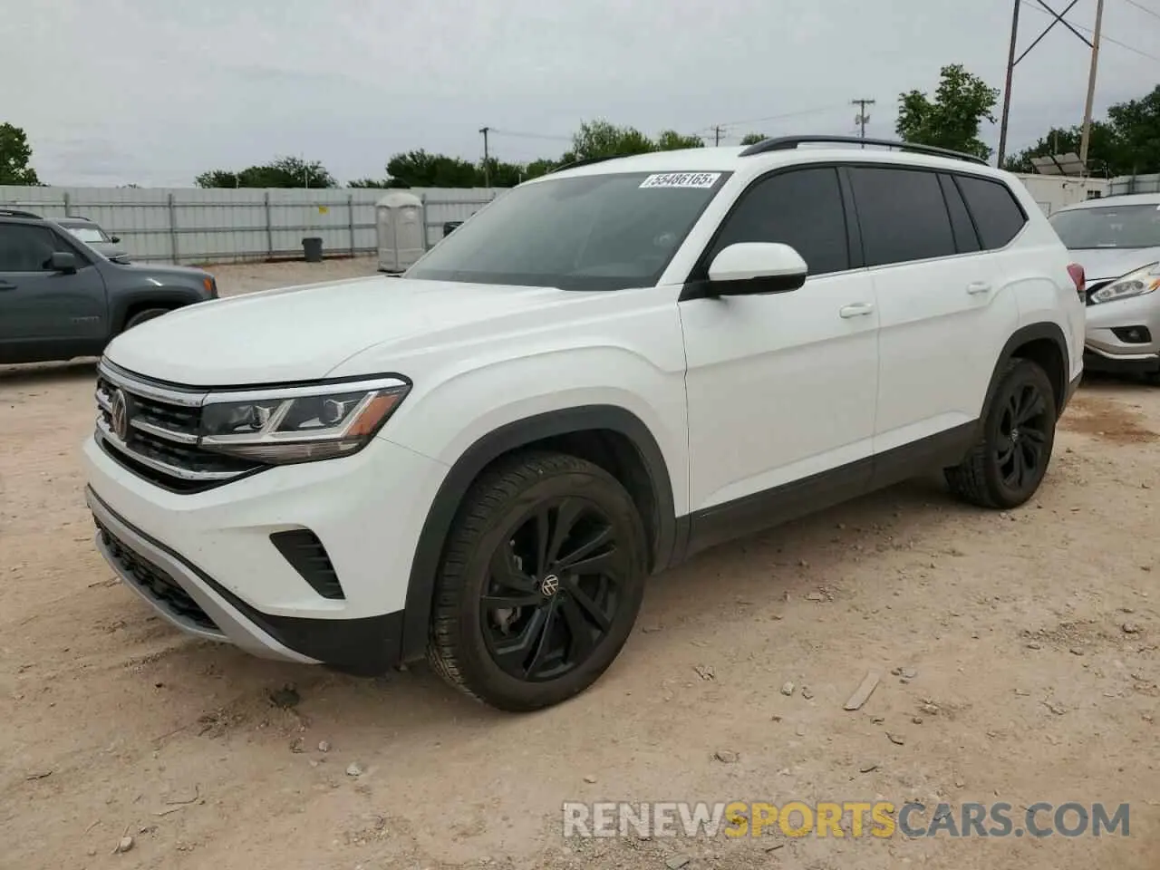 1 Photograph of a damaged car 1V2WR2CA5PC556506 VOLKSWAGEN ATLAS 2023