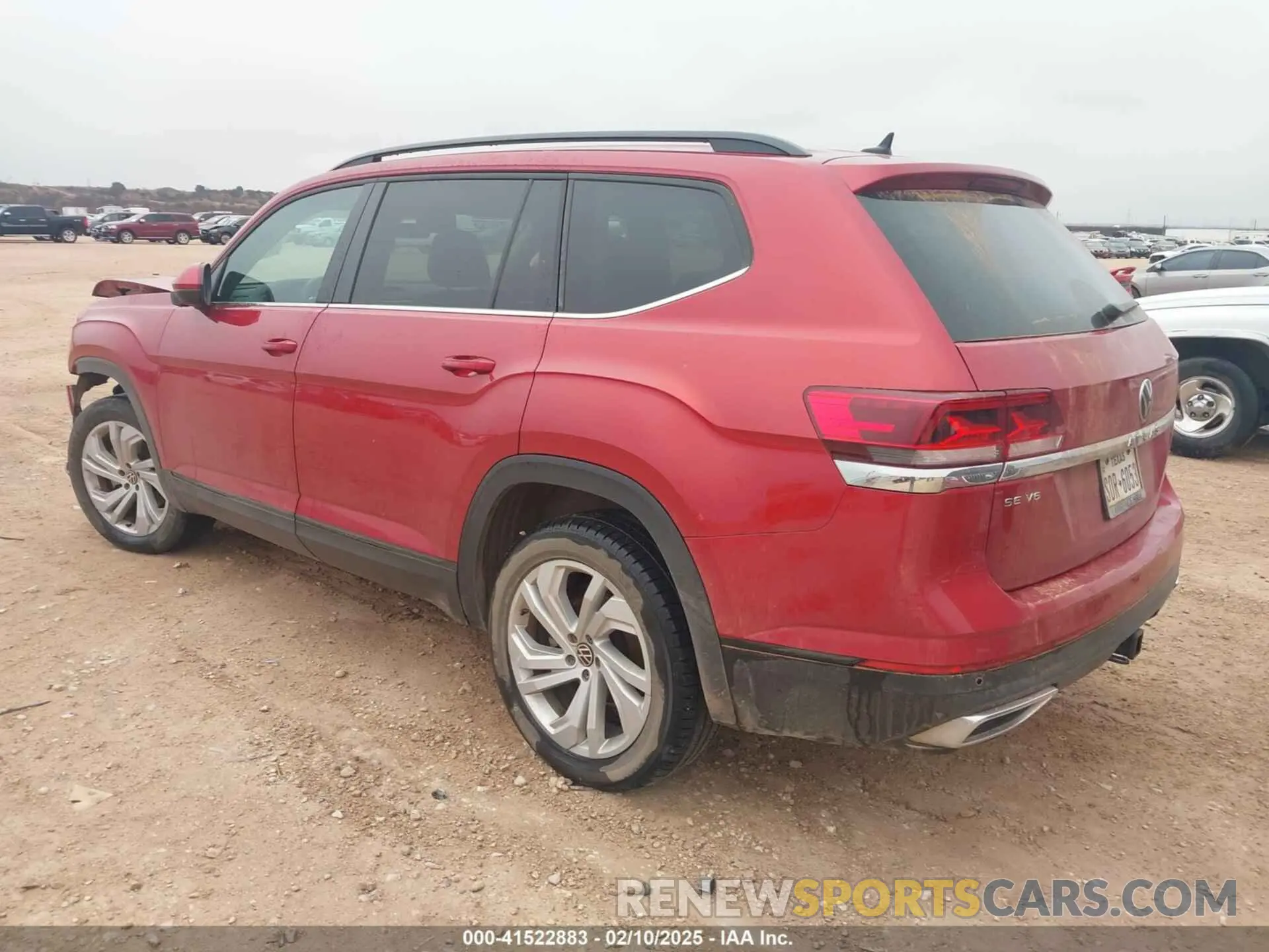 3 Фотография поврежденного автомобиля 1V2WR2CA6PC508576 VOLKSWAGEN ATLAS 2023
