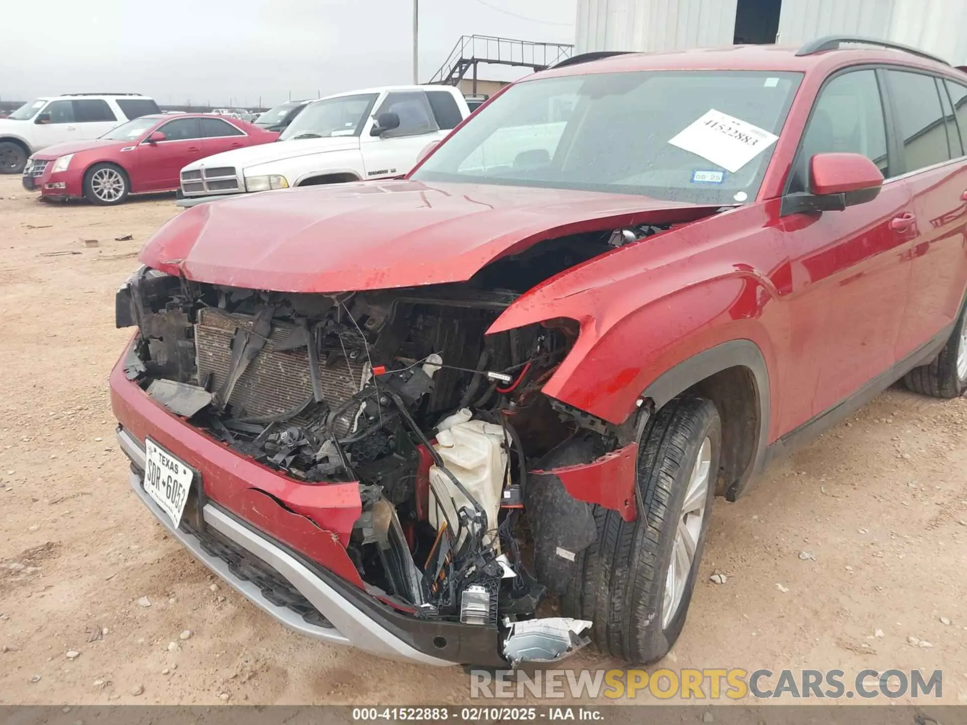 6 Фотография поврежденного автомобиля 1V2WR2CA6PC508576 VOLKSWAGEN ATLAS 2023