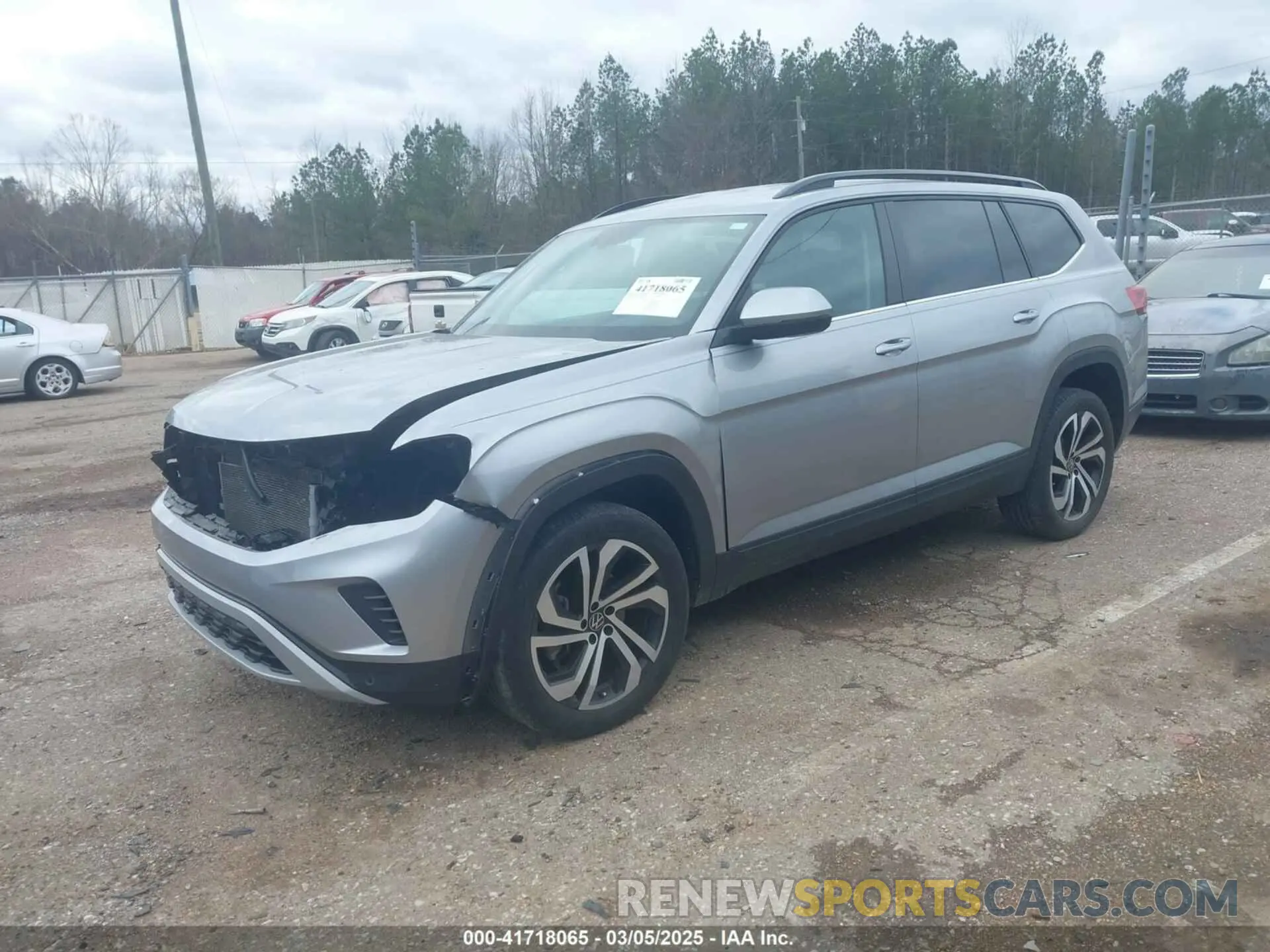 2 Photograph of a damaged car 1V2WR2CAXPC505406 VOLKSWAGEN ATLAS 2023
