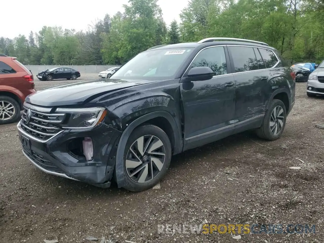 1 Photograph of a damaged car 1V2BR2CAXRC535474 VOLKSWAGEN ATLAS 2024