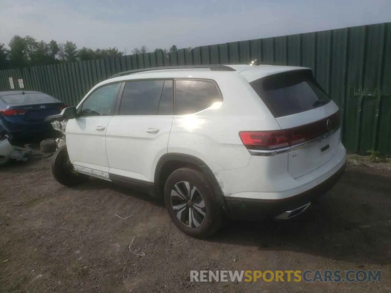 2 Photograph of a damaged car 1V2DR2CA0RC609512 VOLKSWAGEN ATLAS 2024