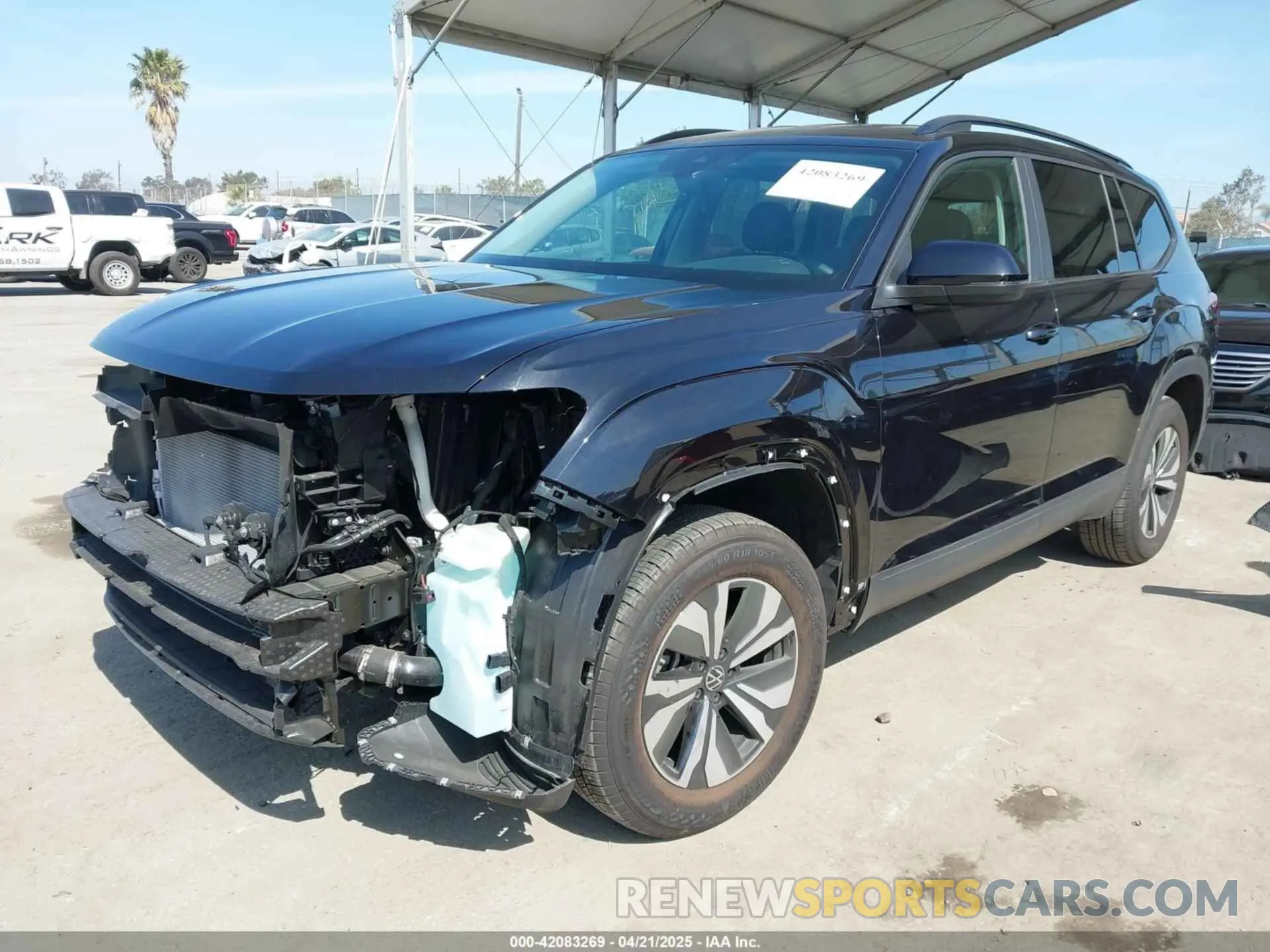 2 Фотография поврежденного автомобиля 1V2DR2CAXRC578382 VOLKSWAGEN ATLAS 2024
