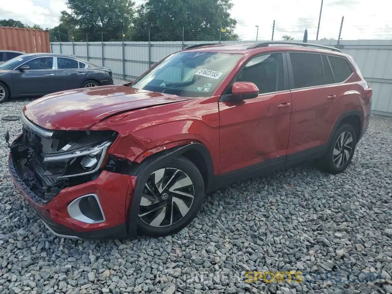 1 Photograph of a damaged car 1V2HR2CAXRC552608 VOLKSWAGEN ATLAS 2024