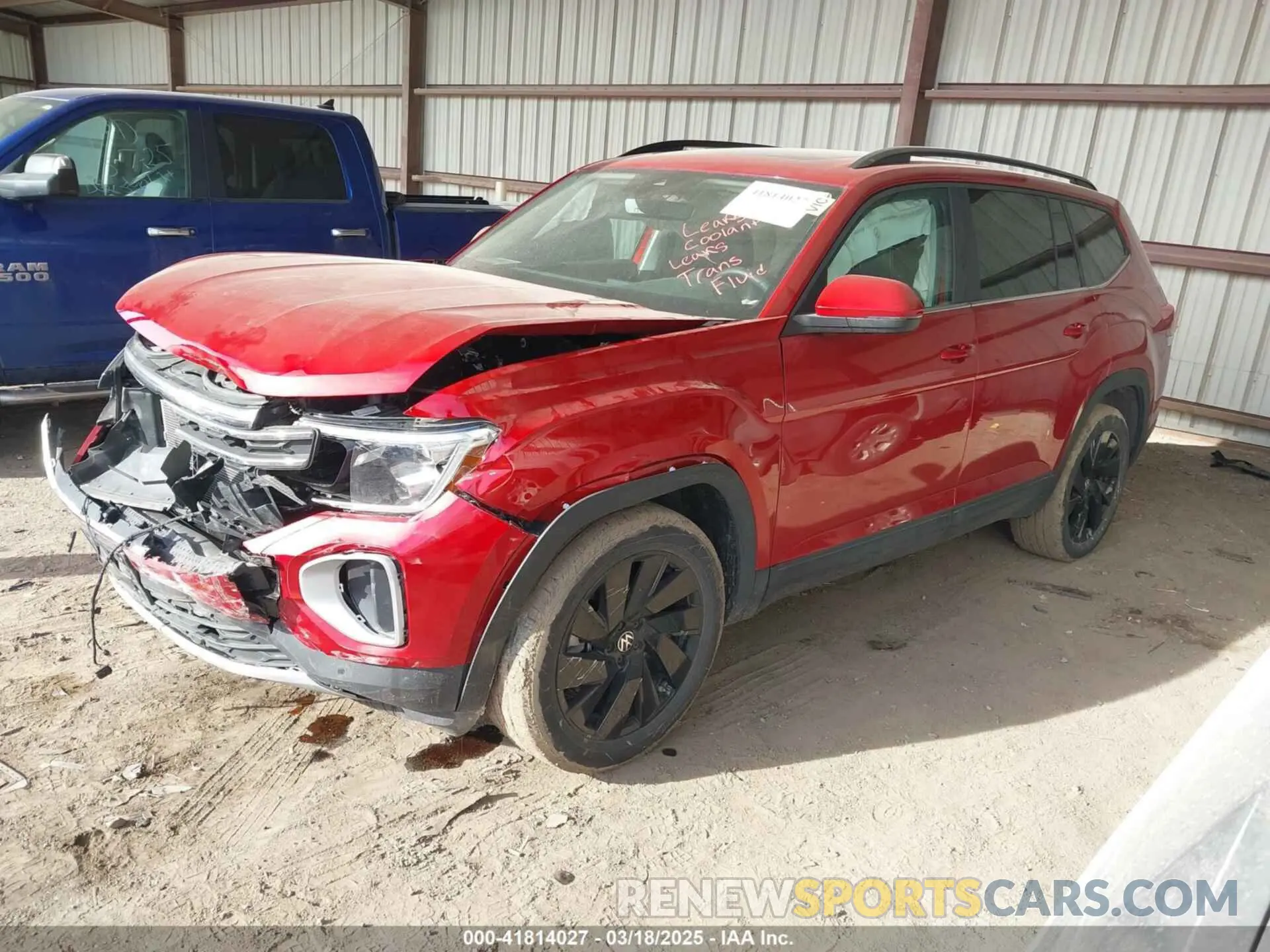 2 Фотография поврежденного автомобиля 1V2KR2CAXRC549178 VOLKSWAGEN ATLAS 2024