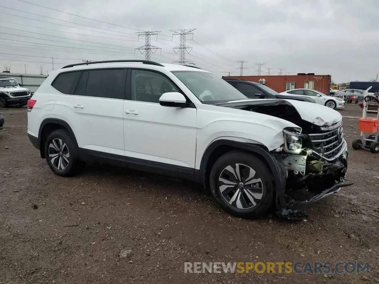 4 Фотография поврежденного автомобиля 1V2LR2CA3RC508623 VOLKSWAGEN ATLAS 2024