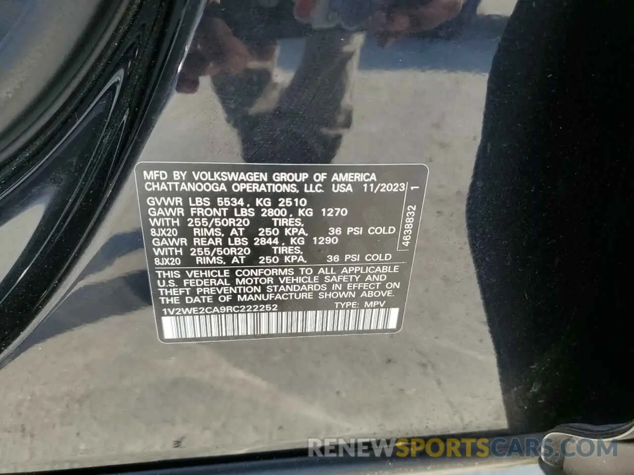 13 Фотография поврежденного автомобиля 1V2WE2CA9RC222252 VOLKSWAGEN ATLAS 2024