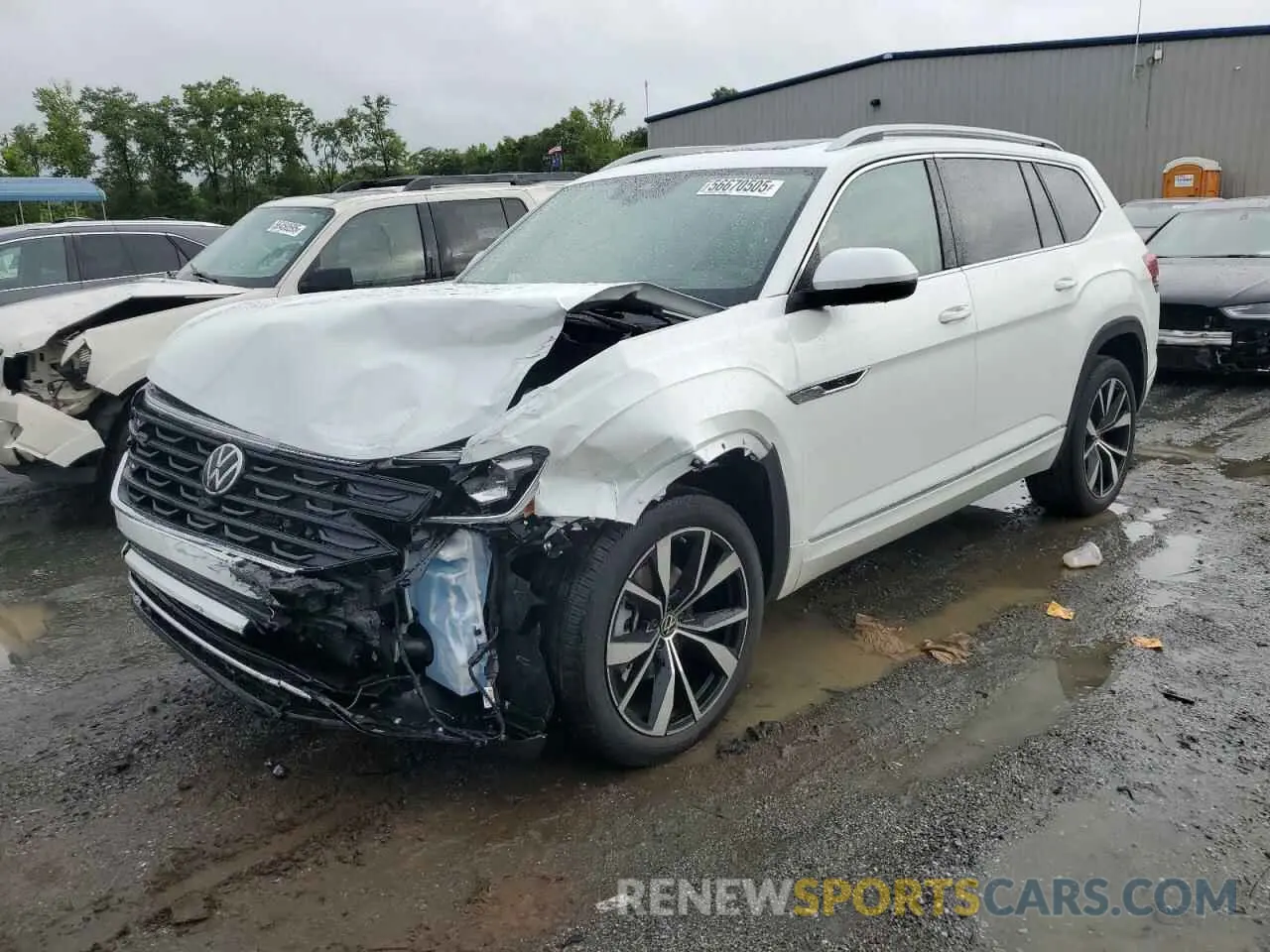 1 Photograph of a damaged car 1V2FR2CA5SC545885 VOLKSWAGEN ATLAS 2025