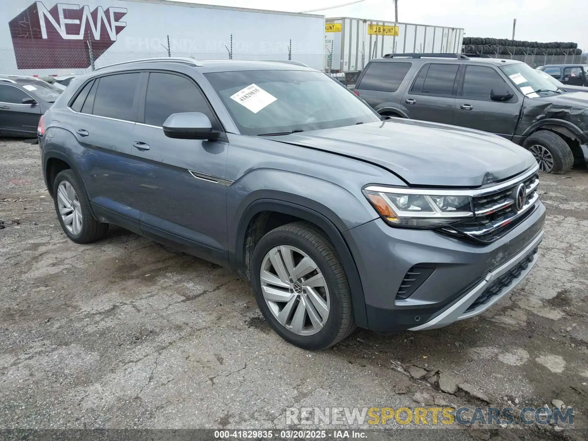 1 Photograph of a damaged car 1V25C2CA1LC201646 VOLKSWAGEN ATLAS CROSS SPORT 2020