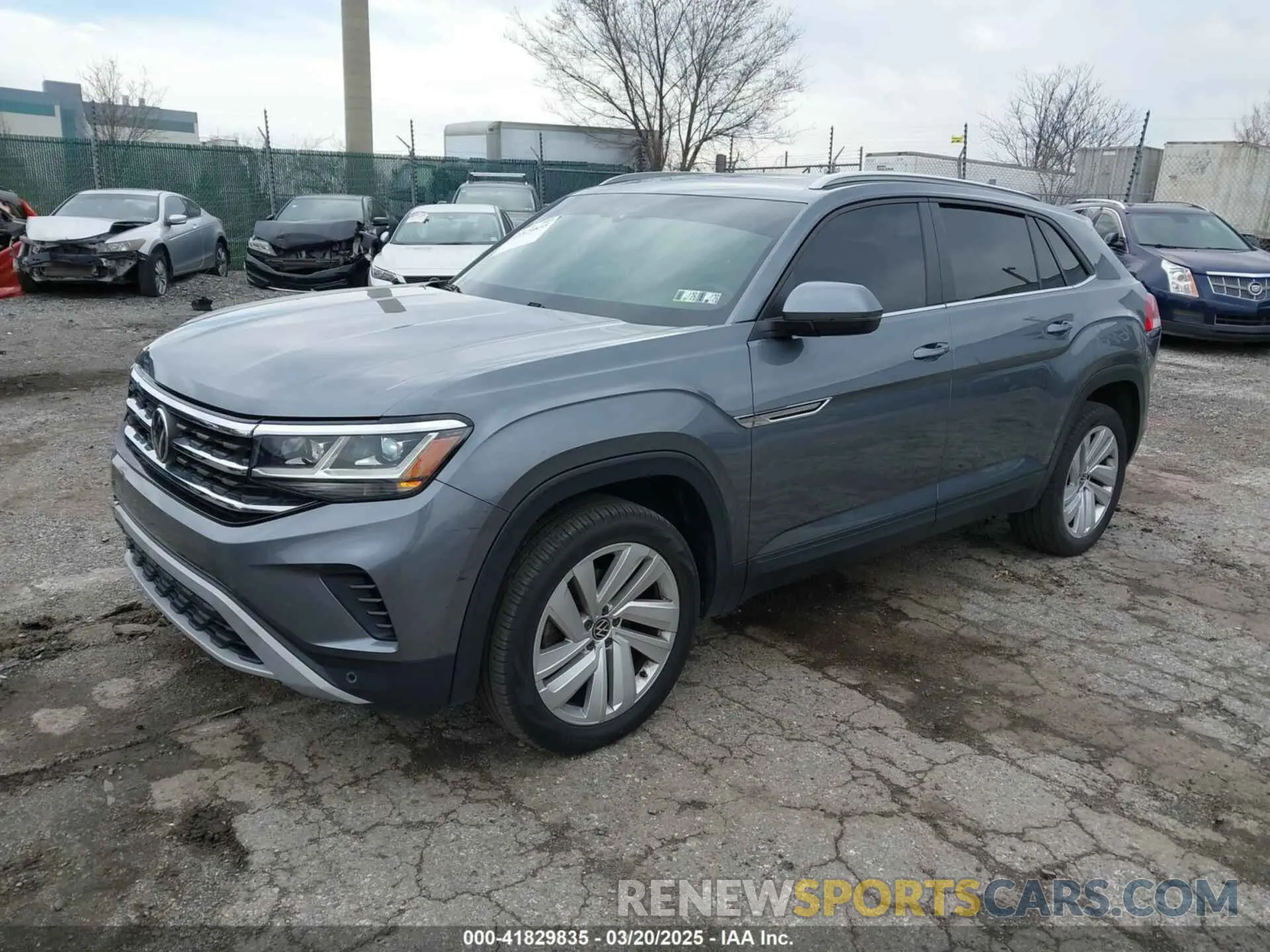 2 Photograph of a damaged car 1V25C2CA1LC201646 VOLKSWAGEN ATLAS CROSS SPORT 2020