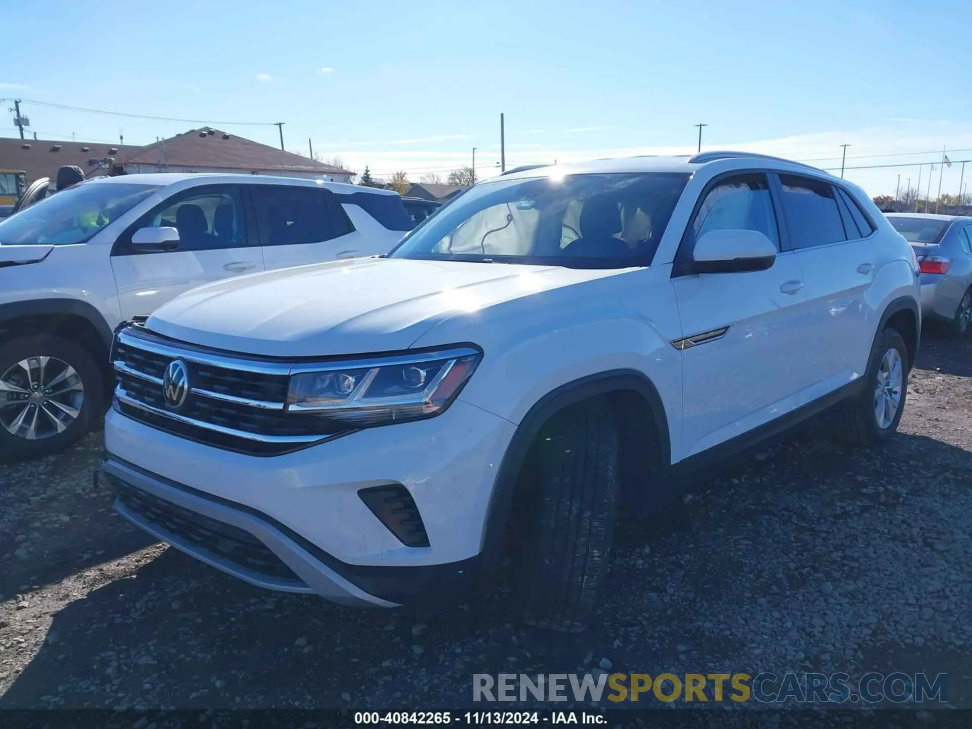 2 Фотография поврежденного автомобиля 1V2AC2CA2MC234168 VOLKSWAGEN ATLAS CROSS SPORT 2021