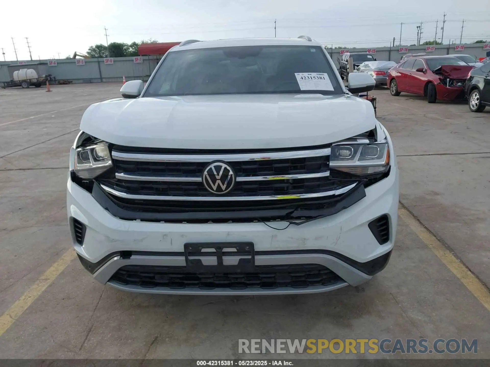 12 Фотография поврежденного автомобиля 1V2JE2CA4MC232349 VOLKSWAGEN ATLAS CROSS SPORT 2021