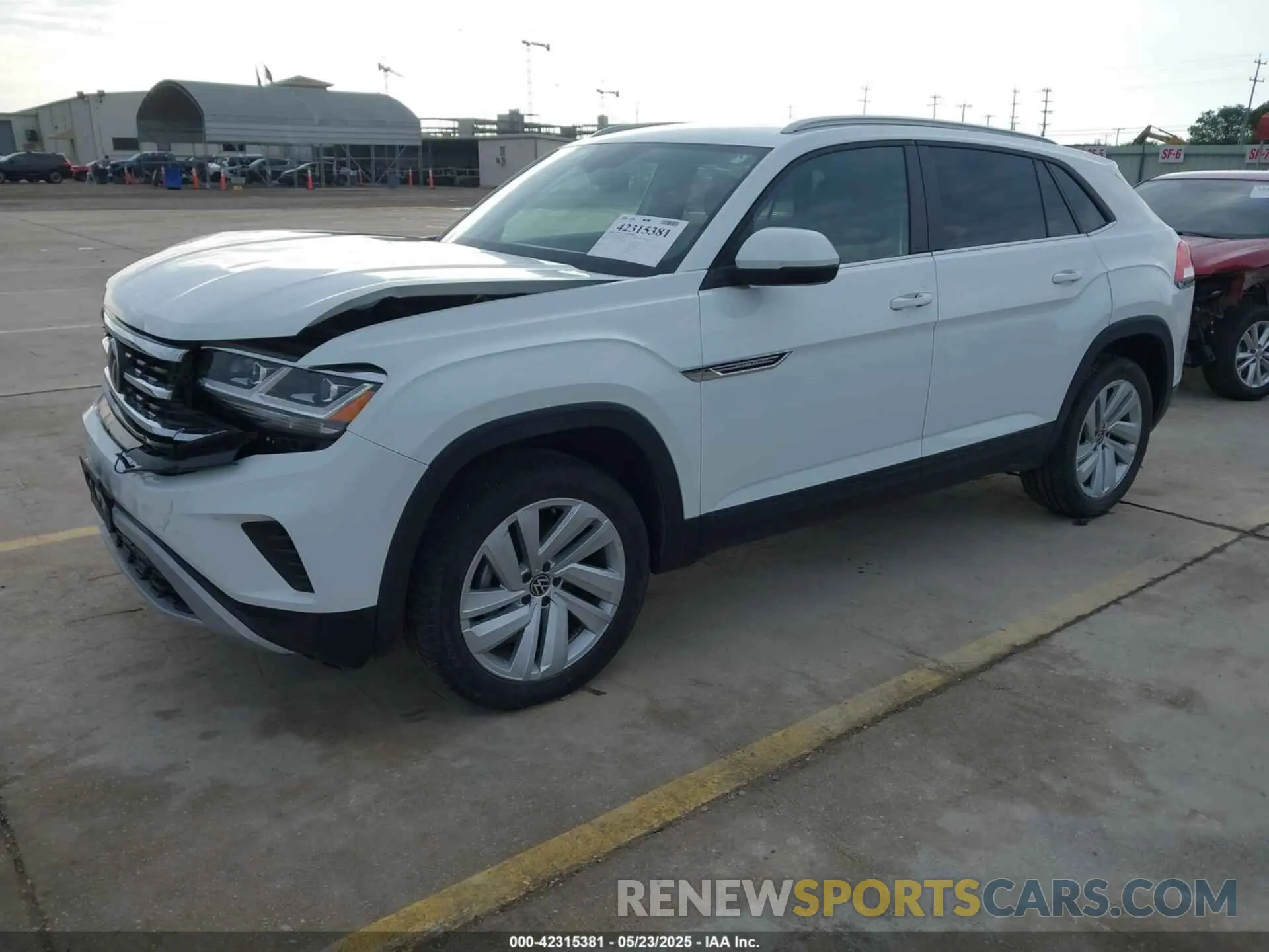 2 Фотография поврежденного автомобиля 1V2JE2CA4MC232349 VOLKSWAGEN ATLAS CROSS SPORT 2021