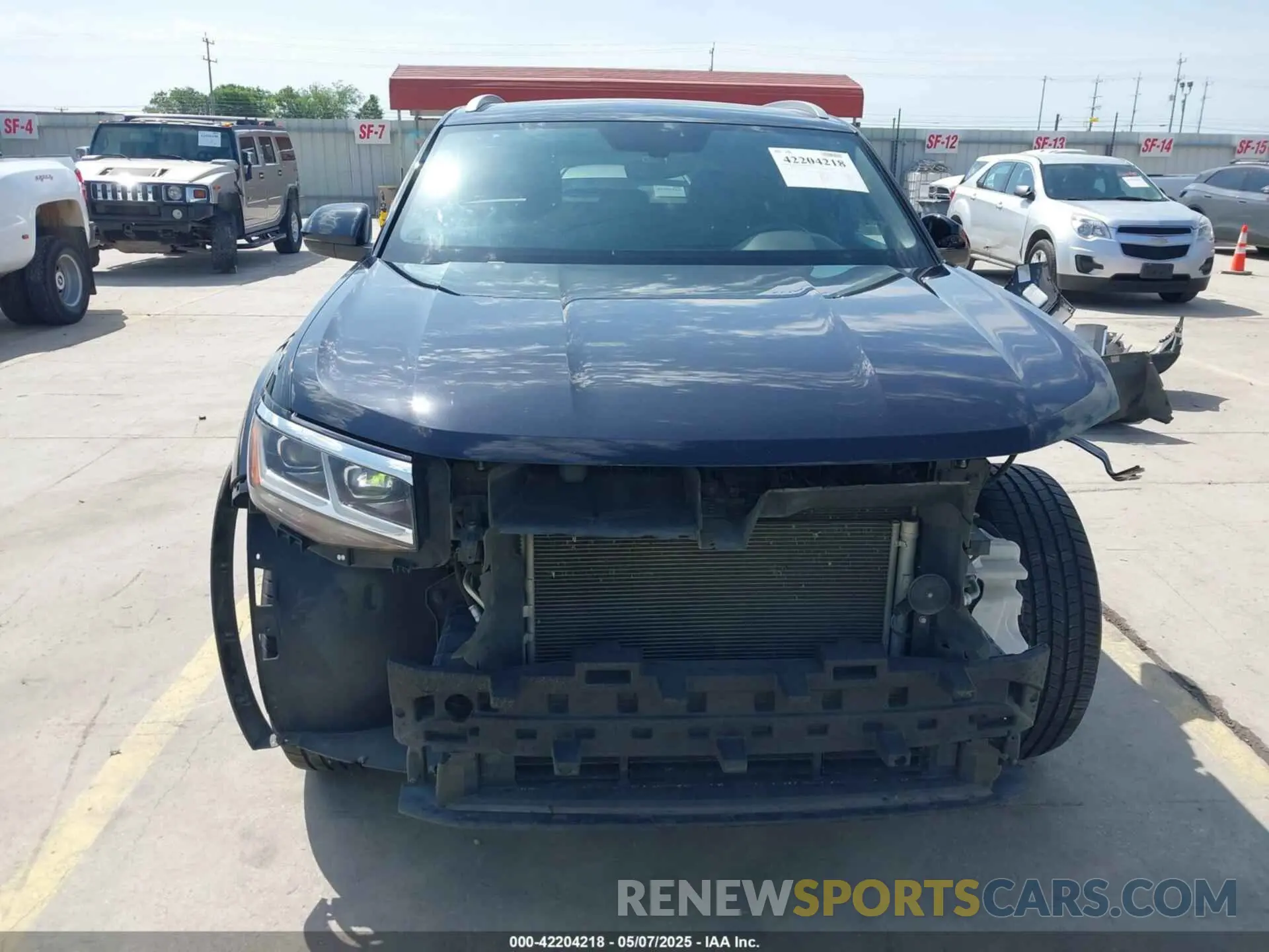 13 Photograph of a damaged car 1V2PE2CA3MC227881 VOLKSWAGEN ATLAS CROSS SPORT 2021