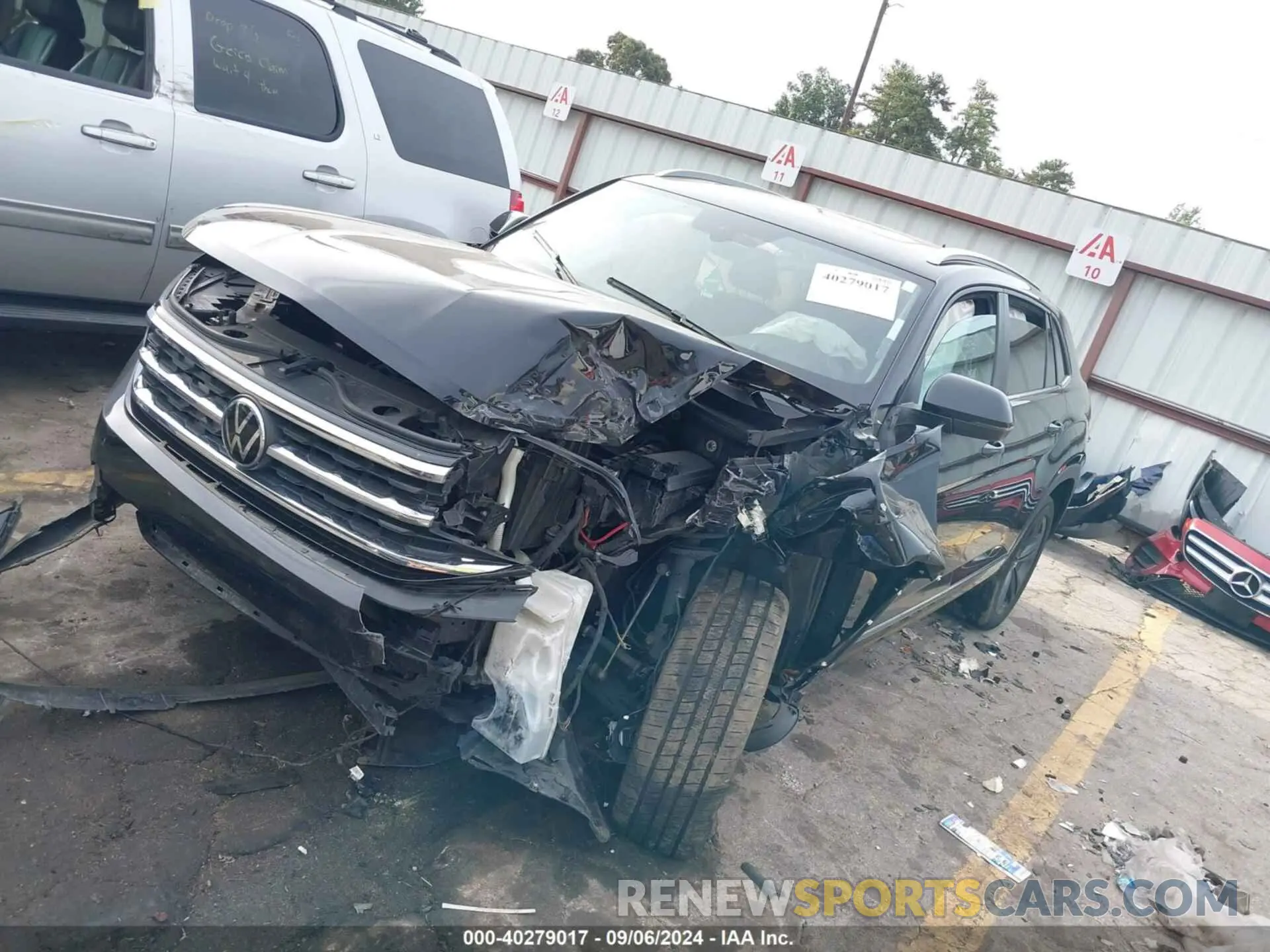 2 Photograph of a damaged car 1V2RE2CA8MC207828 VOLKSWAGEN ATLAS CROSS SPORT 2021