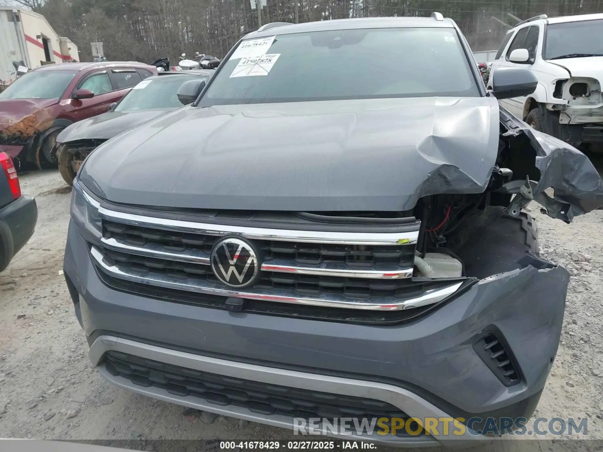 12 Фотография поврежденного автомобиля 1V2TE2CA7MC207972 VOLKSWAGEN ATLAS CROSS SPORT 2021