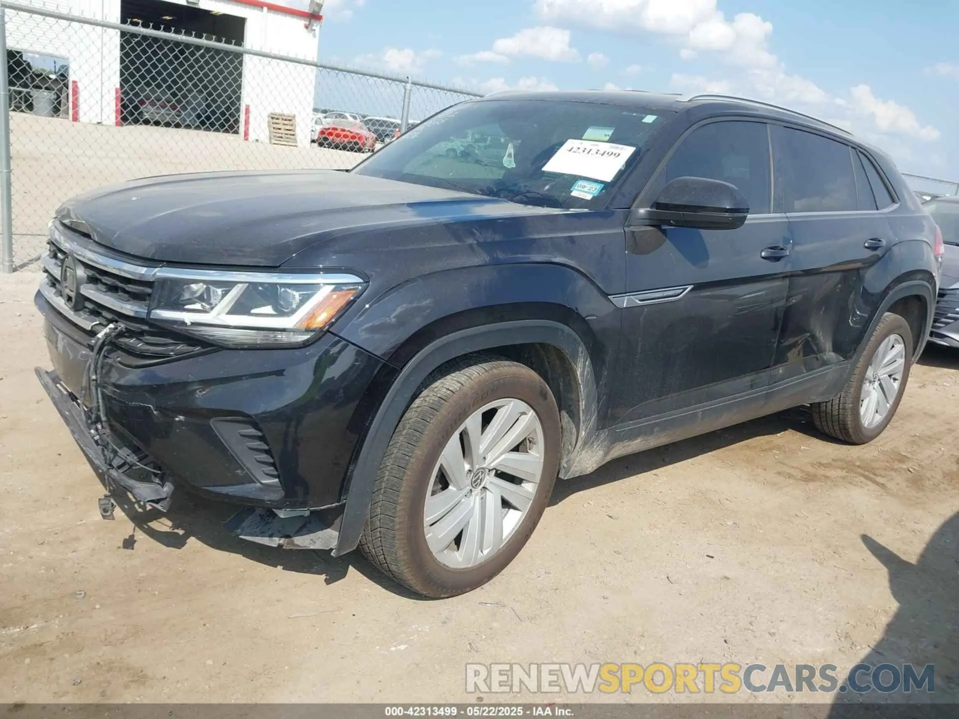 2 Photograph of a damaged car 1V2WC2CA4MC236896 VOLKSWAGEN ATLAS CROSS SPORT 2021