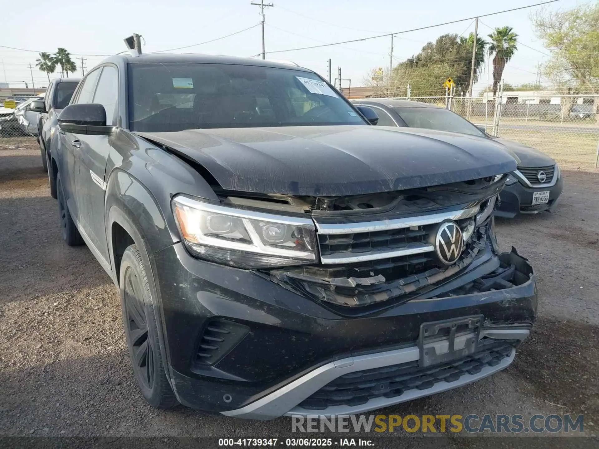 1 Photograph of a damaged car 1V2WE2CA3MC240934 VOLKSWAGEN ATLAS CROSS SPORT 2021
