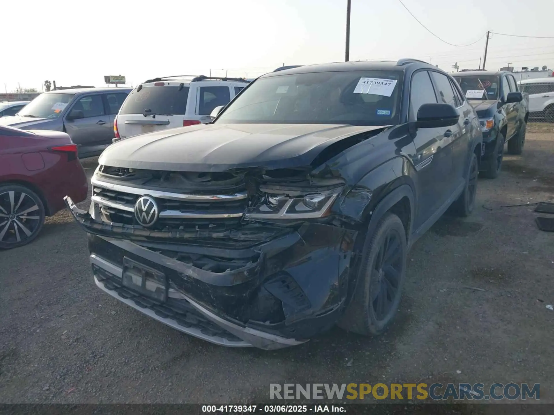 2 Photograph of a damaged car 1V2WE2CA3MC240934 VOLKSWAGEN ATLAS CROSS SPORT 2021