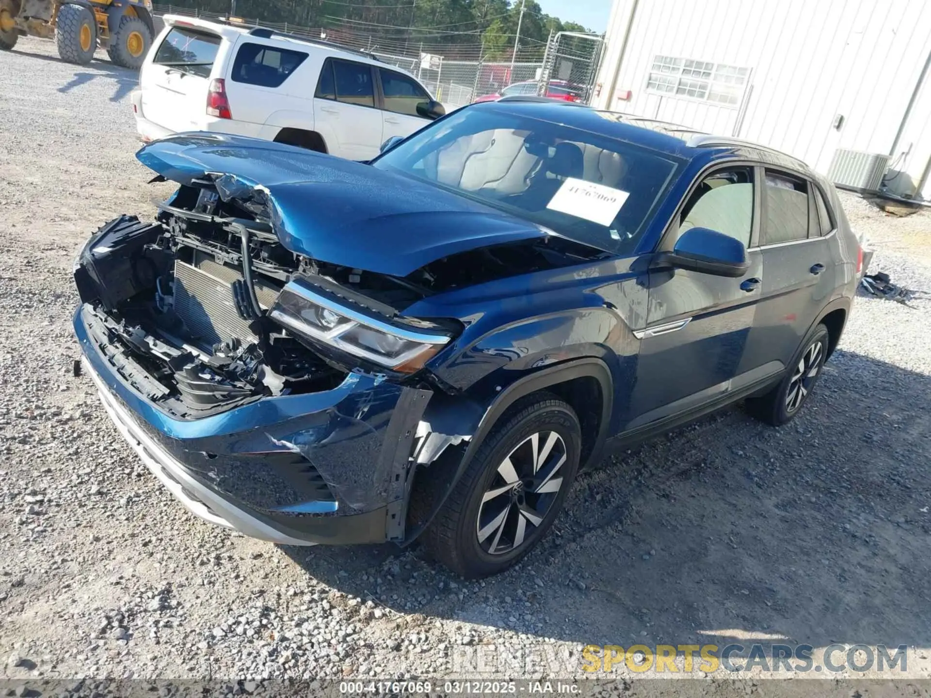 2 Фотография поврежденного автомобиля 1V2DC2CA5NC222241 VOLKSWAGEN ATLAS CROSS SPORT 2022