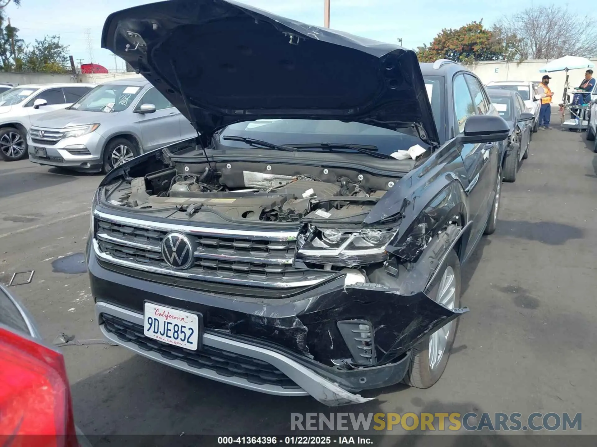 12 Фотография поврежденного автомобиля 1V2JE2CAXNC229523 VOLKSWAGEN ATLAS CROSS SPORT 2022