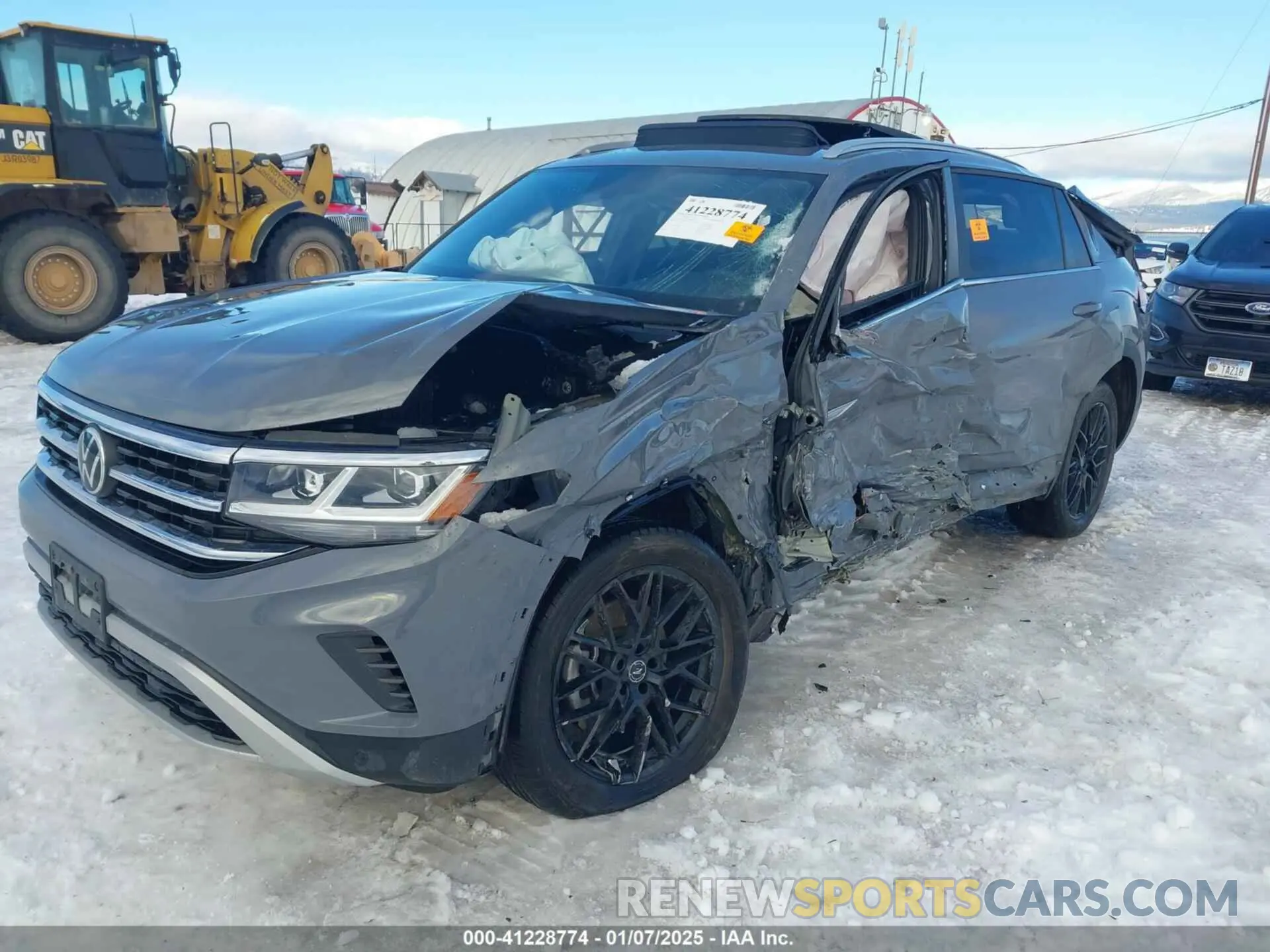 2 Фотография поврежденного автомобиля 1V2KE2CA2NC204202 VOLKSWAGEN ATLAS CROSS SPORT 2022