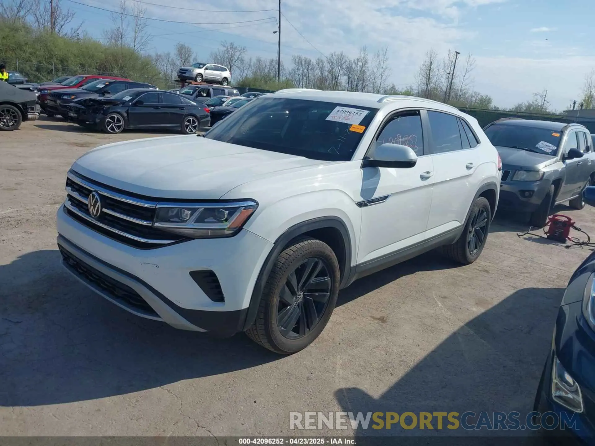 2 Photograph of a damaged car 1V2HE2CA4PC211486 VOLKSWAGEN ATLAS CROSS SPORT 2023