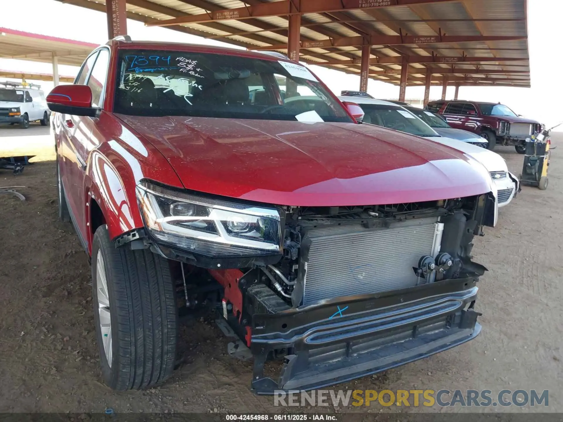 6 Photograph of a damaged car 1V2JE2CA3PC218818 VOLKSWAGEN ATLAS CROSS SPORT 2023