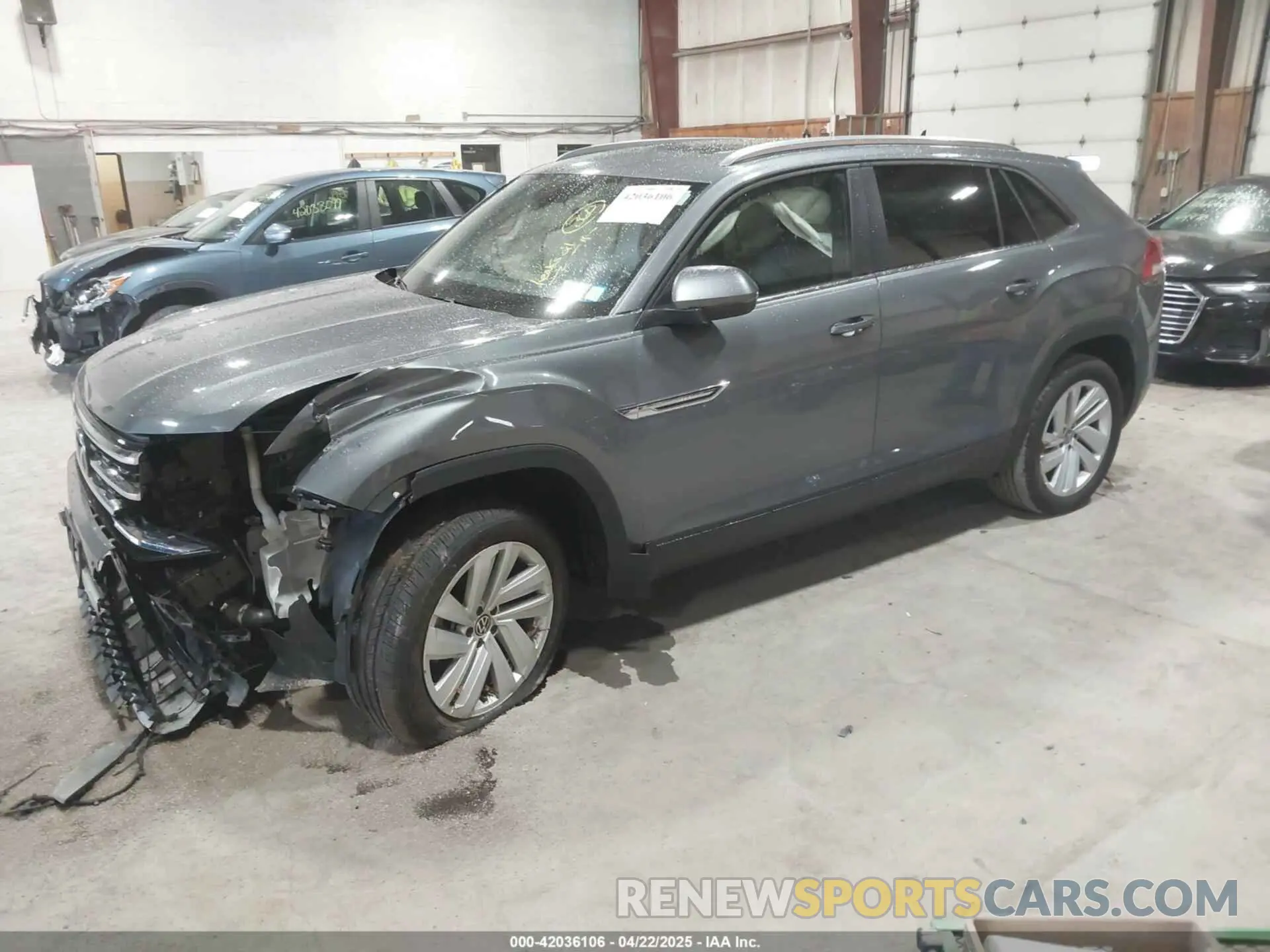 2 Фотография поврежденного автомобиля 1V2KC2CA2PC207030 VOLKSWAGEN ATLAS CROSS SPORT 2023