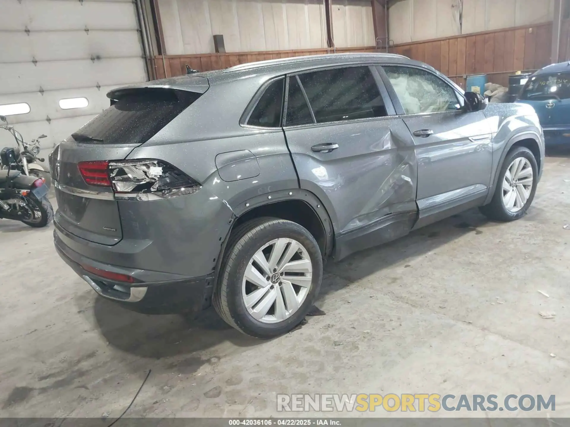 4 Фотография поврежденного автомобиля 1V2KC2CA2PC207030 VOLKSWAGEN ATLAS CROSS SPORT 2023