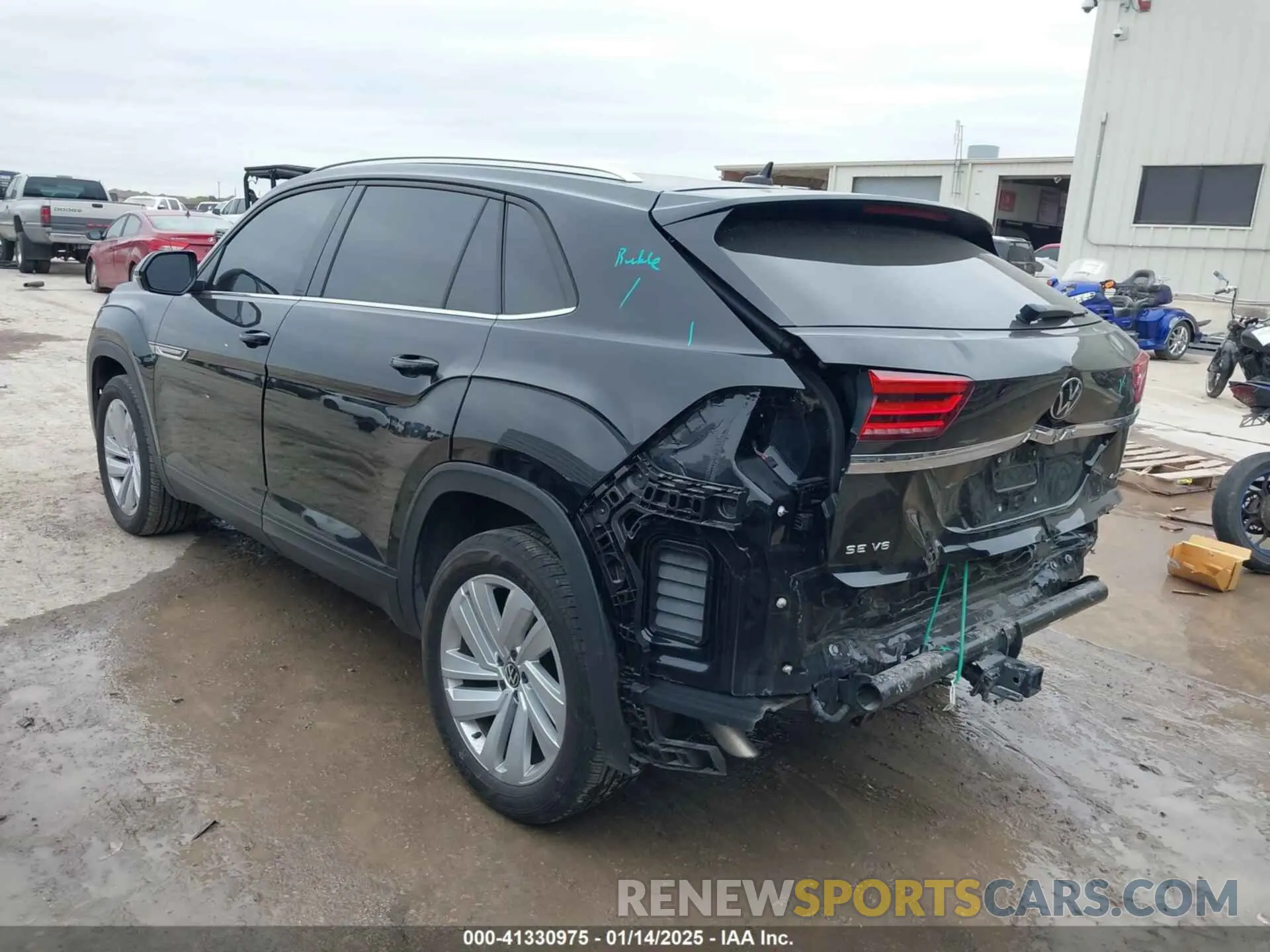 3 Фотография поврежденного автомобиля 1V2KE2CA8PC225834 VOLKSWAGEN ATLAS CROSS SPORT 2023