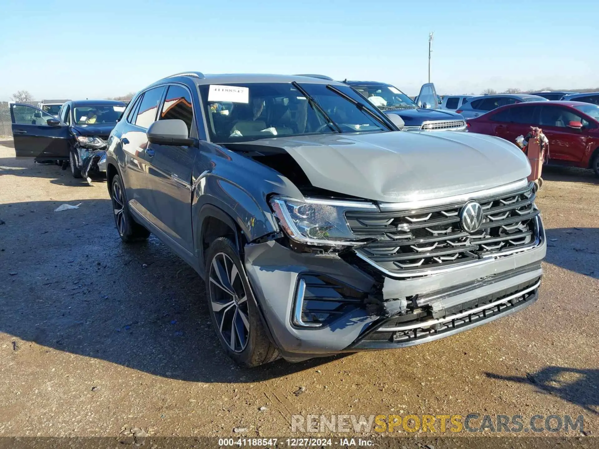 1 Photograph of a damaged car 1V2FE2CA9RC223529 VOLKSWAGEN ATLAS CROSS SPORT 2024