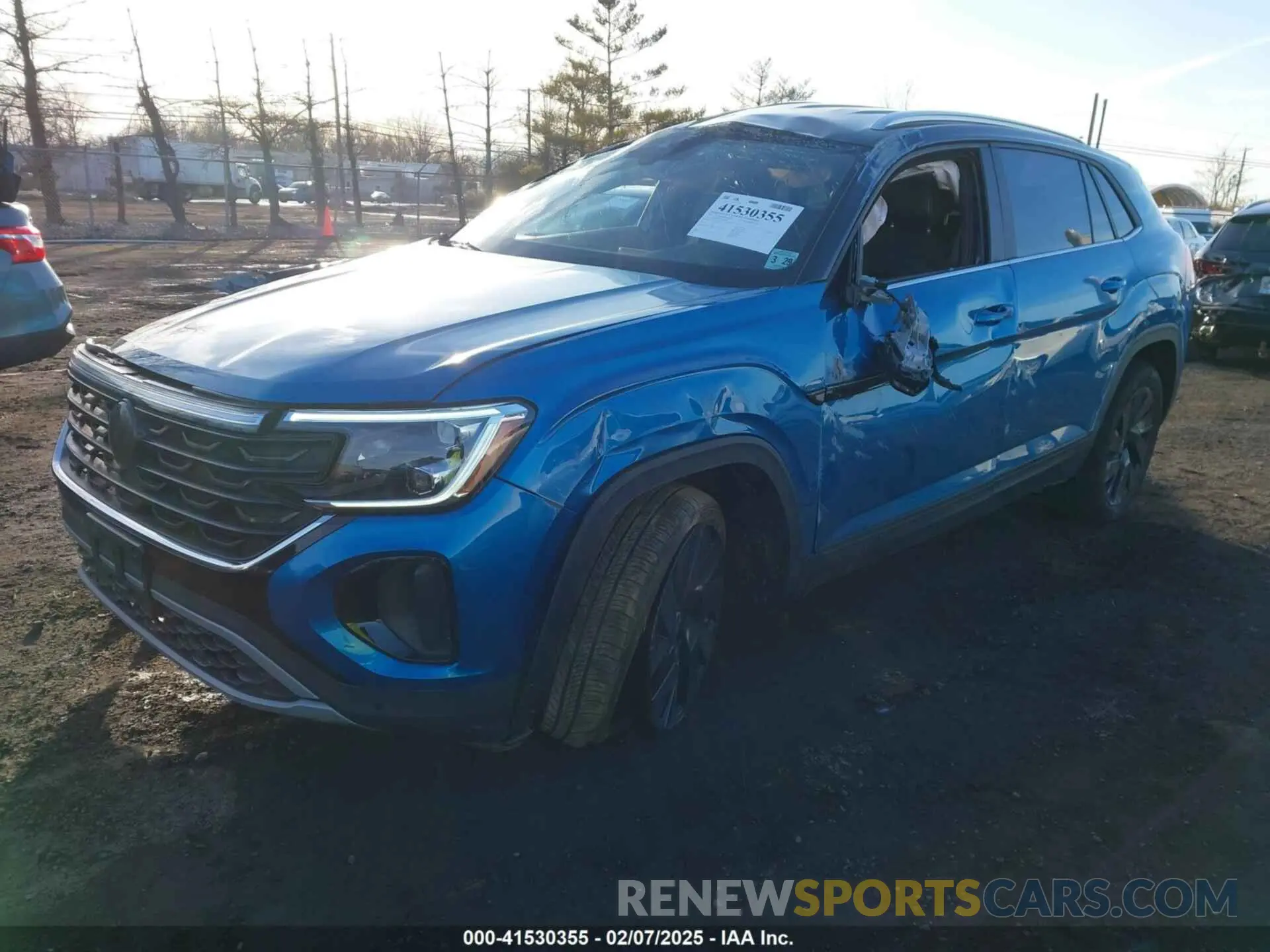 2 Photograph of a damaged car 1V2HE2CA1RC219841 VOLKSWAGEN ATLAS CROSS SPORT 2024