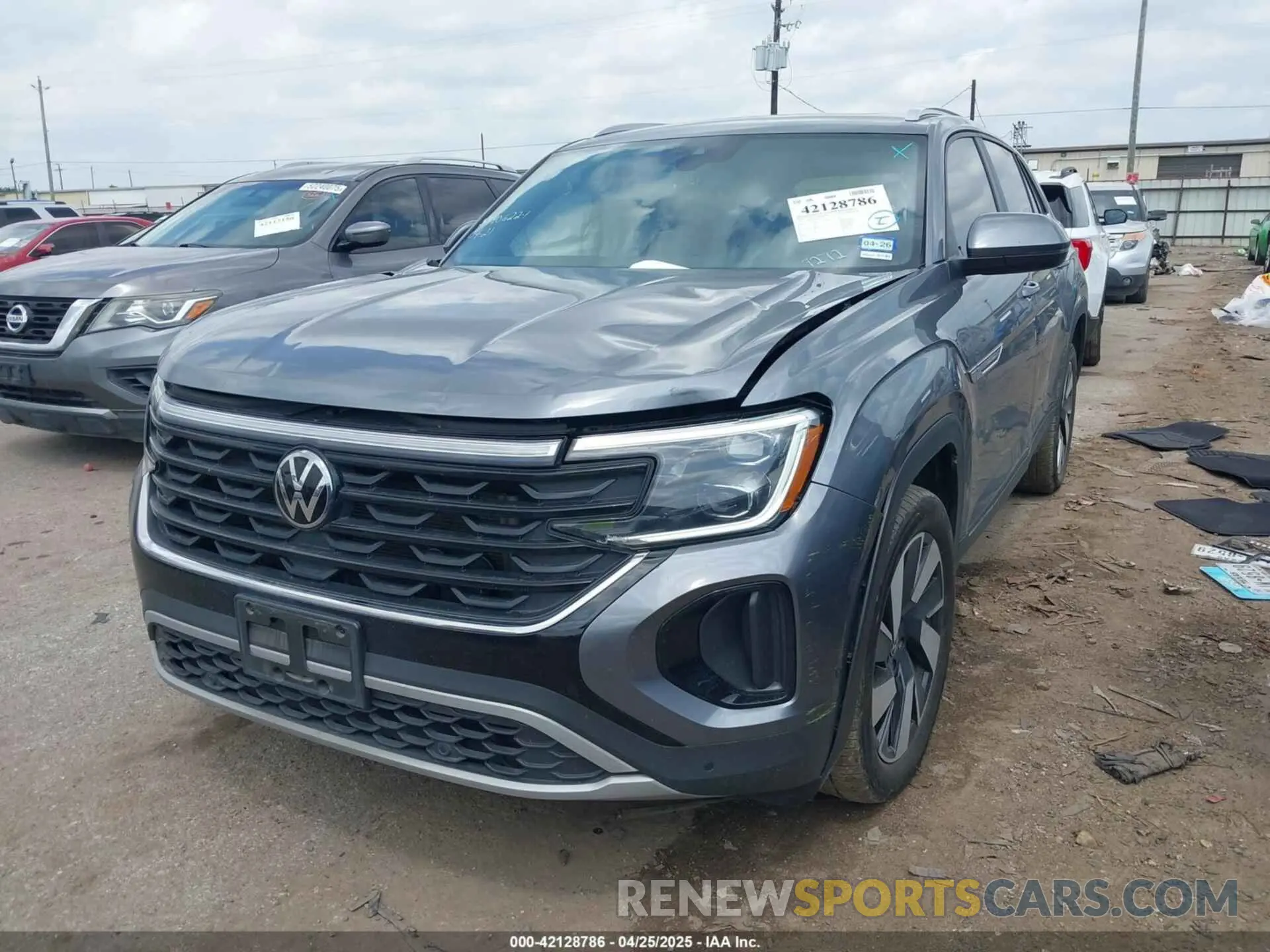 2 Photograph of a damaged car 1V2JE2CAXRC237272 VOLKSWAGEN ATLAS CROSS SPORT 2024