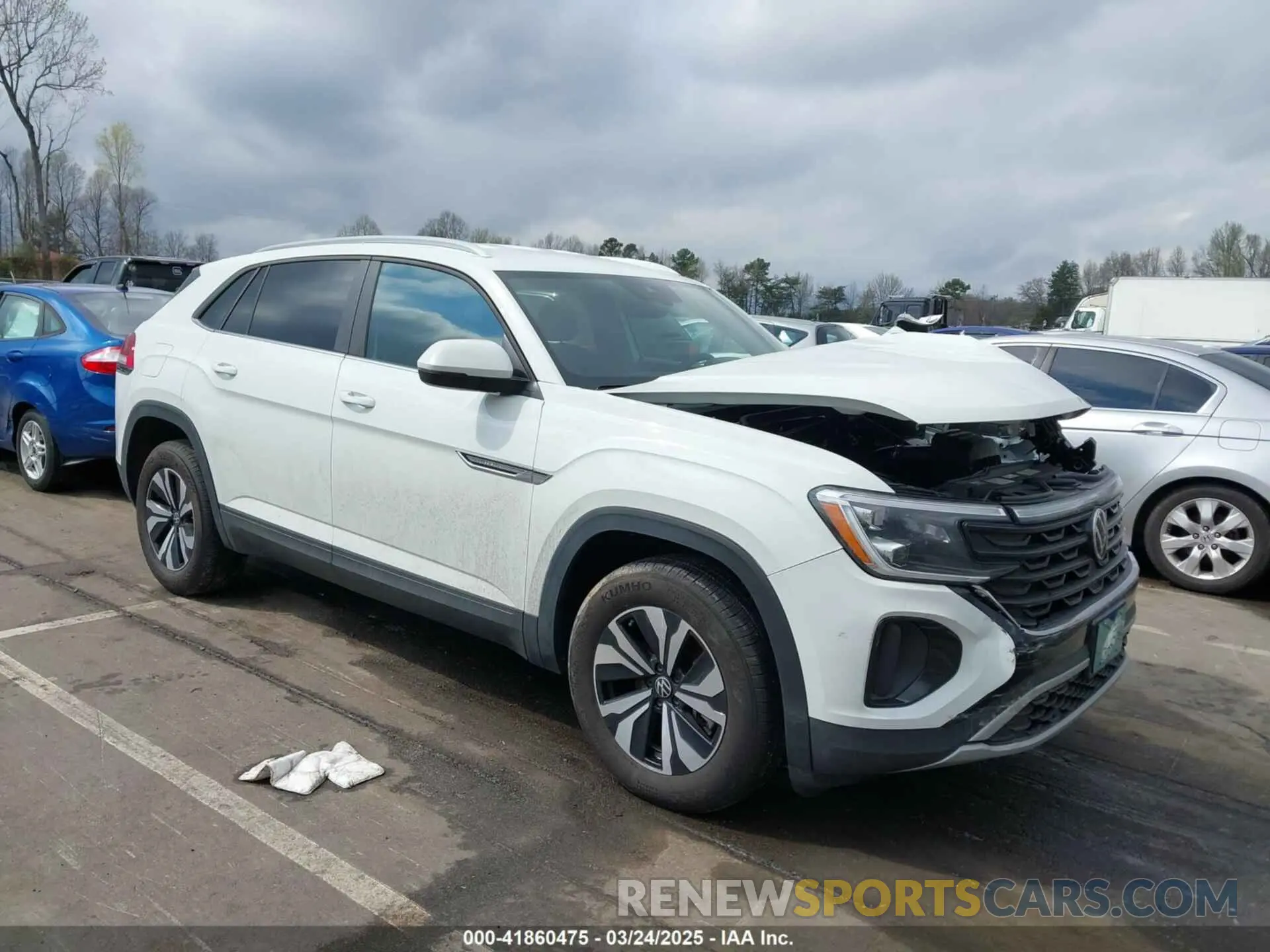 1 Photograph of a damaged car 1V2LE2CA5RC243036 VOLKSWAGEN ATLAS CROSS SPORT 2024