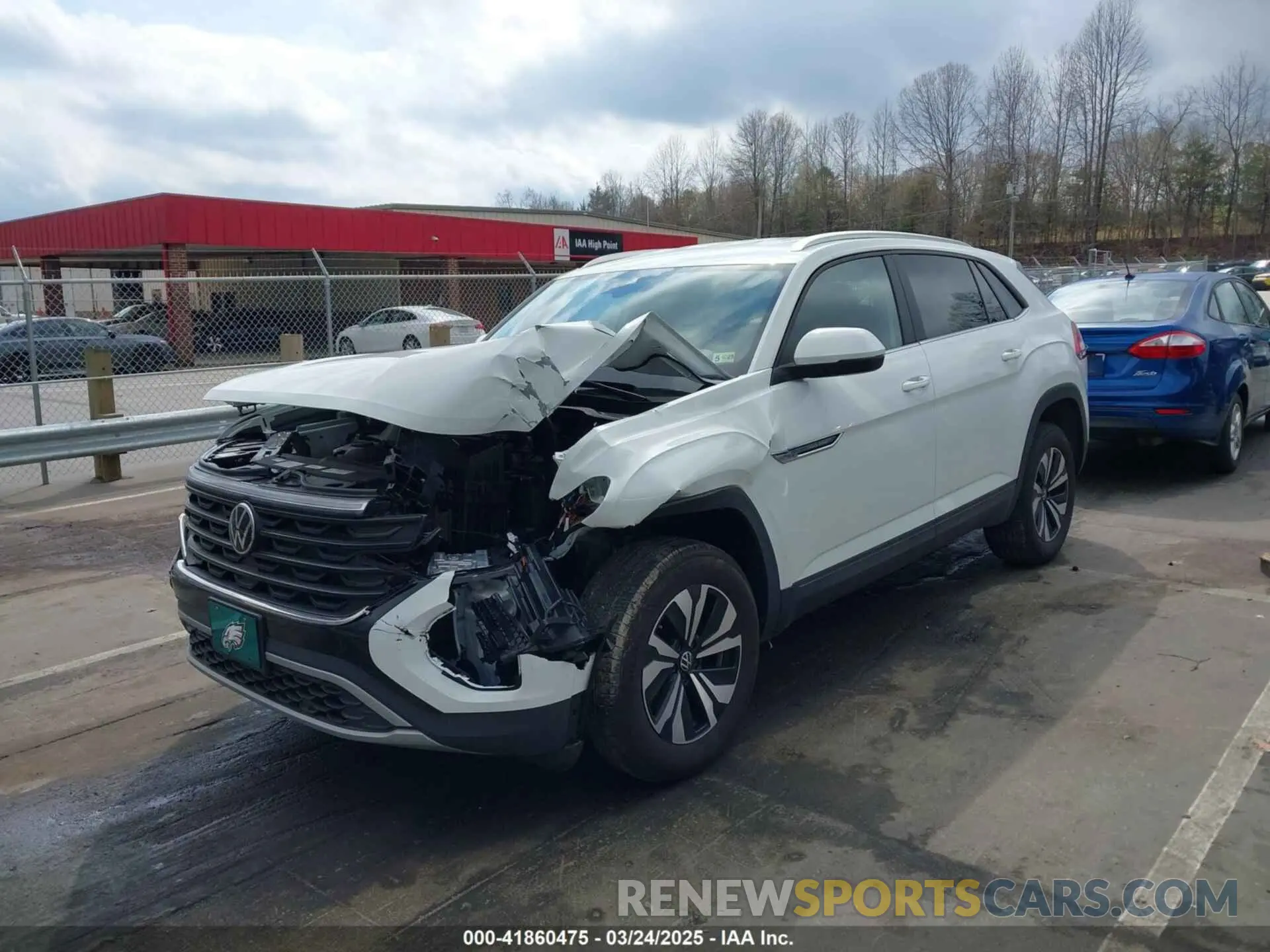 2 Photograph of a damaged car 1V2LE2CA5RC243036 VOLKSWAGEN ATLAS CROSS SPORT 2024