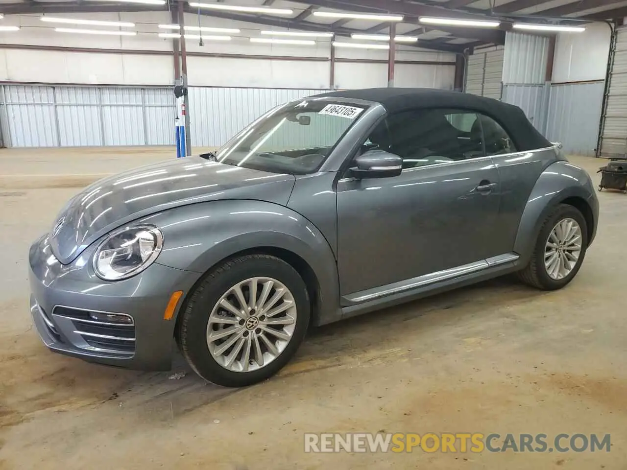 1 Photograph of a damaged car 3VW5DAAT0KM501346 VOLKSWAGEN BEETLE 2019