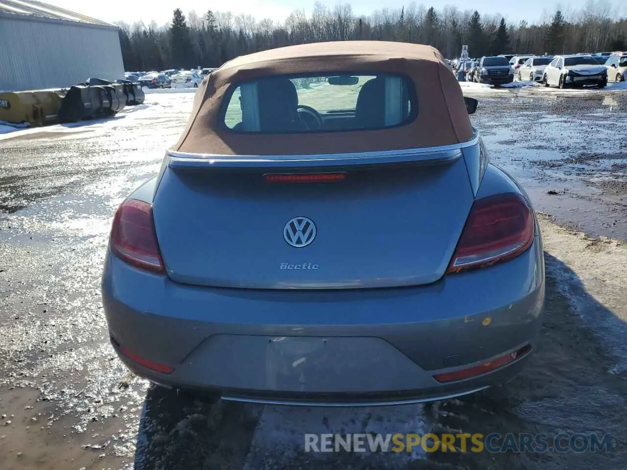 6 Photograph of a damaged car 3VW5DAAT1KM505843 VOLKSWAGEN BEETLE 2019