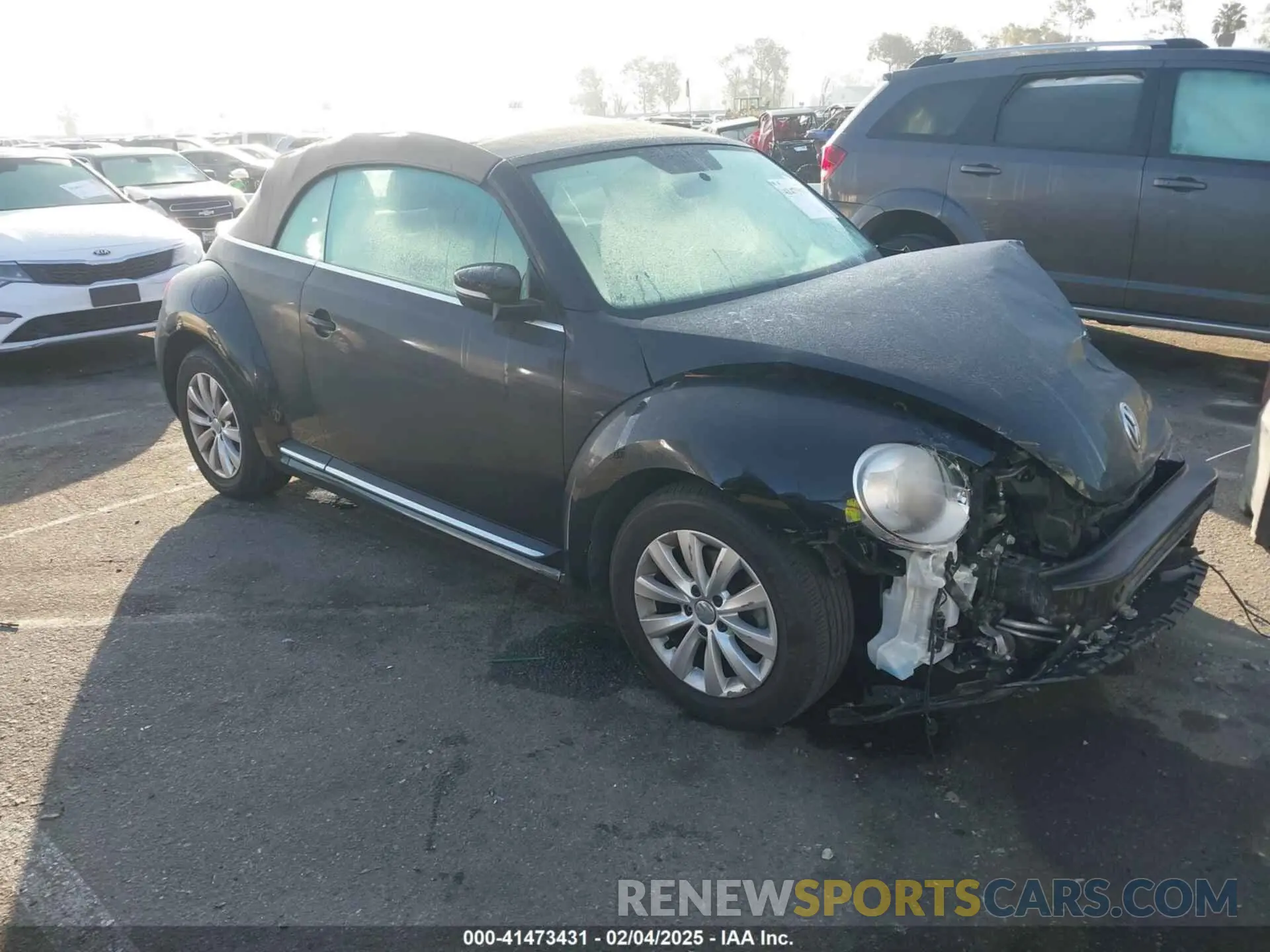 1 Photograph of a damaged car 3VW5DAAT3KM511269 VOLKSWAGEN BEETLE 2019
