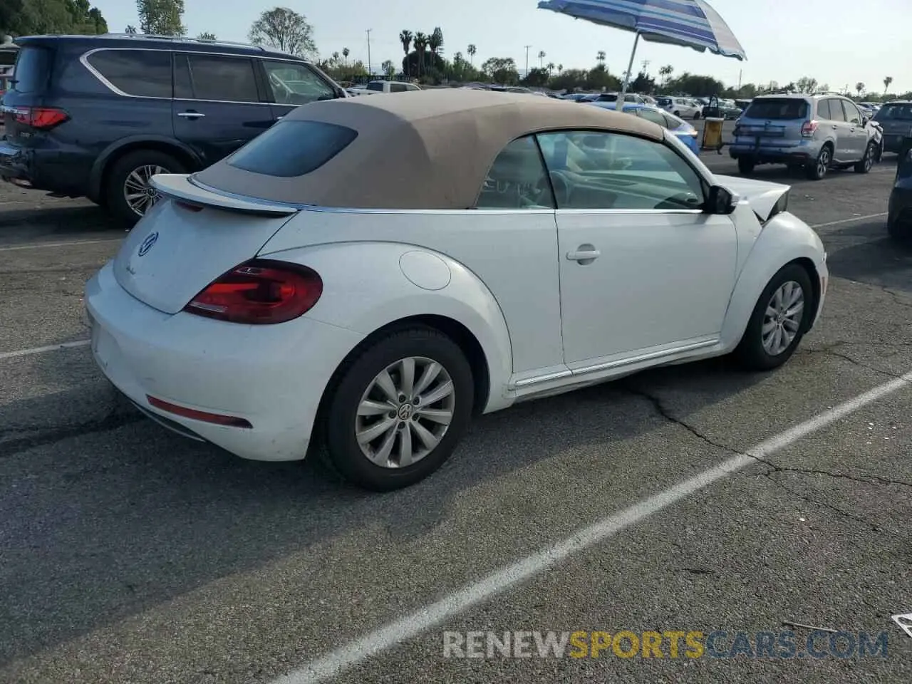 3 Photograph of a damaged car 3VW5DAATXKM505842 VOLKSWAGEN BEETLE 2019