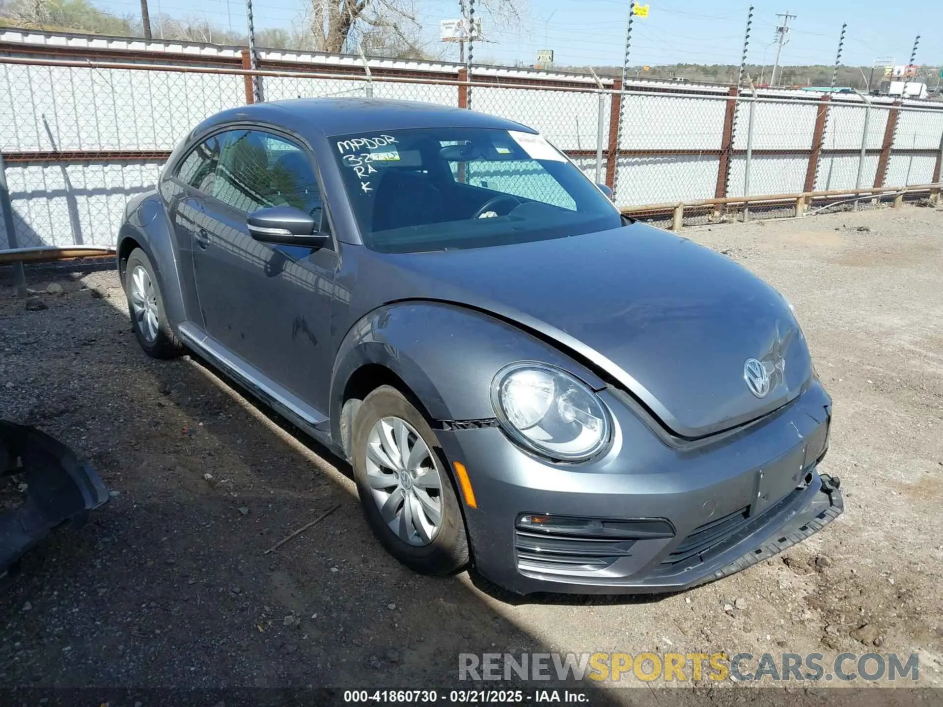 1 Photograph of a damaged car 3VWFD7AT3KM707221 VOLKSWAGEN BEETLE 2019