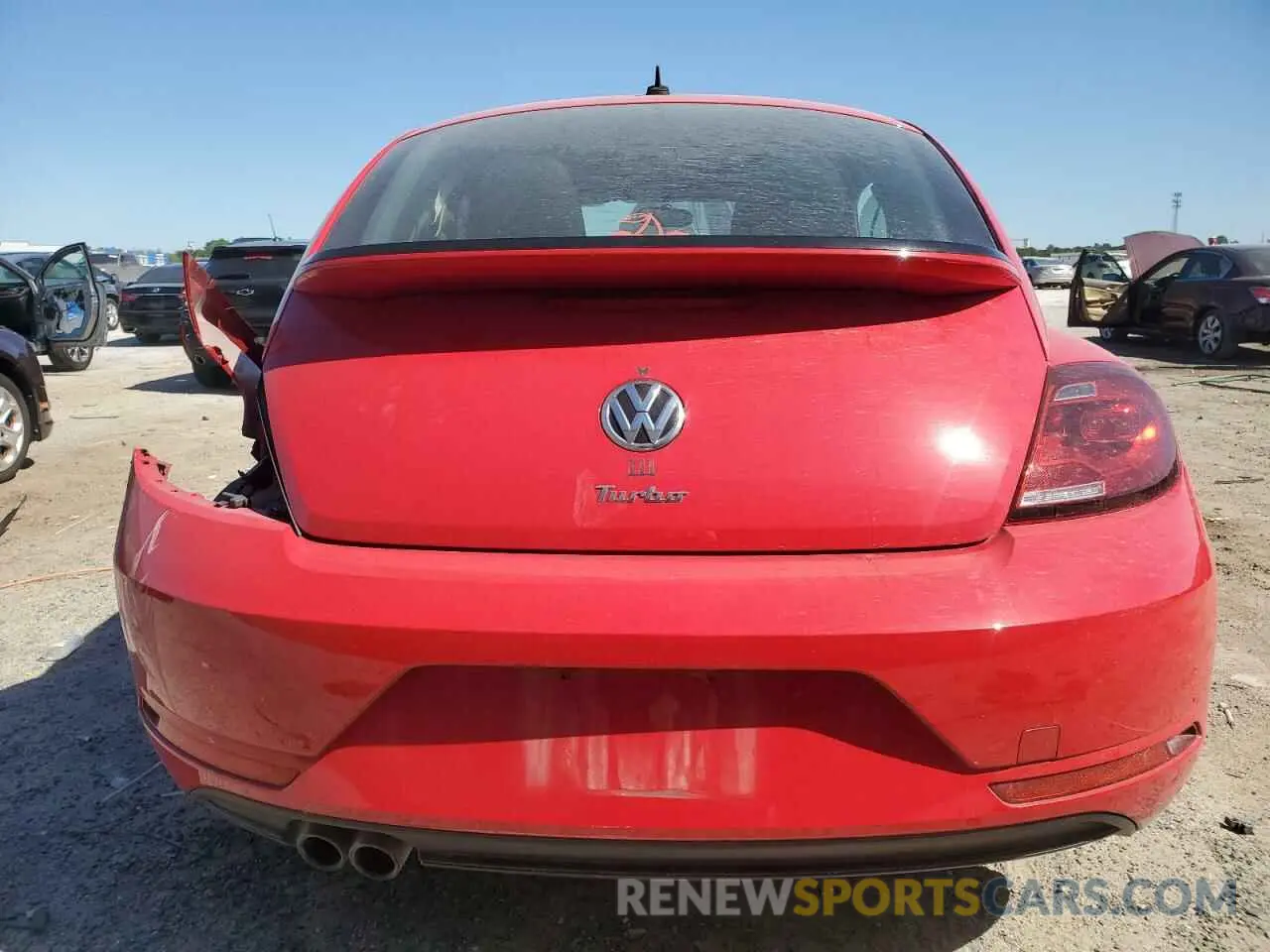6 Фотография поврежденного автомобиля 3VWFD7AT9KM718059 VOLKSWAGEN BEETLE 2019