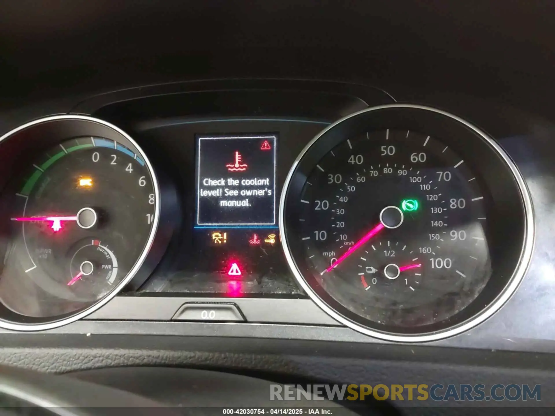 18 Photograph of a damaged car WVWKR7AU2KW907826 VOLKSWAGEN E-GOLF 2019