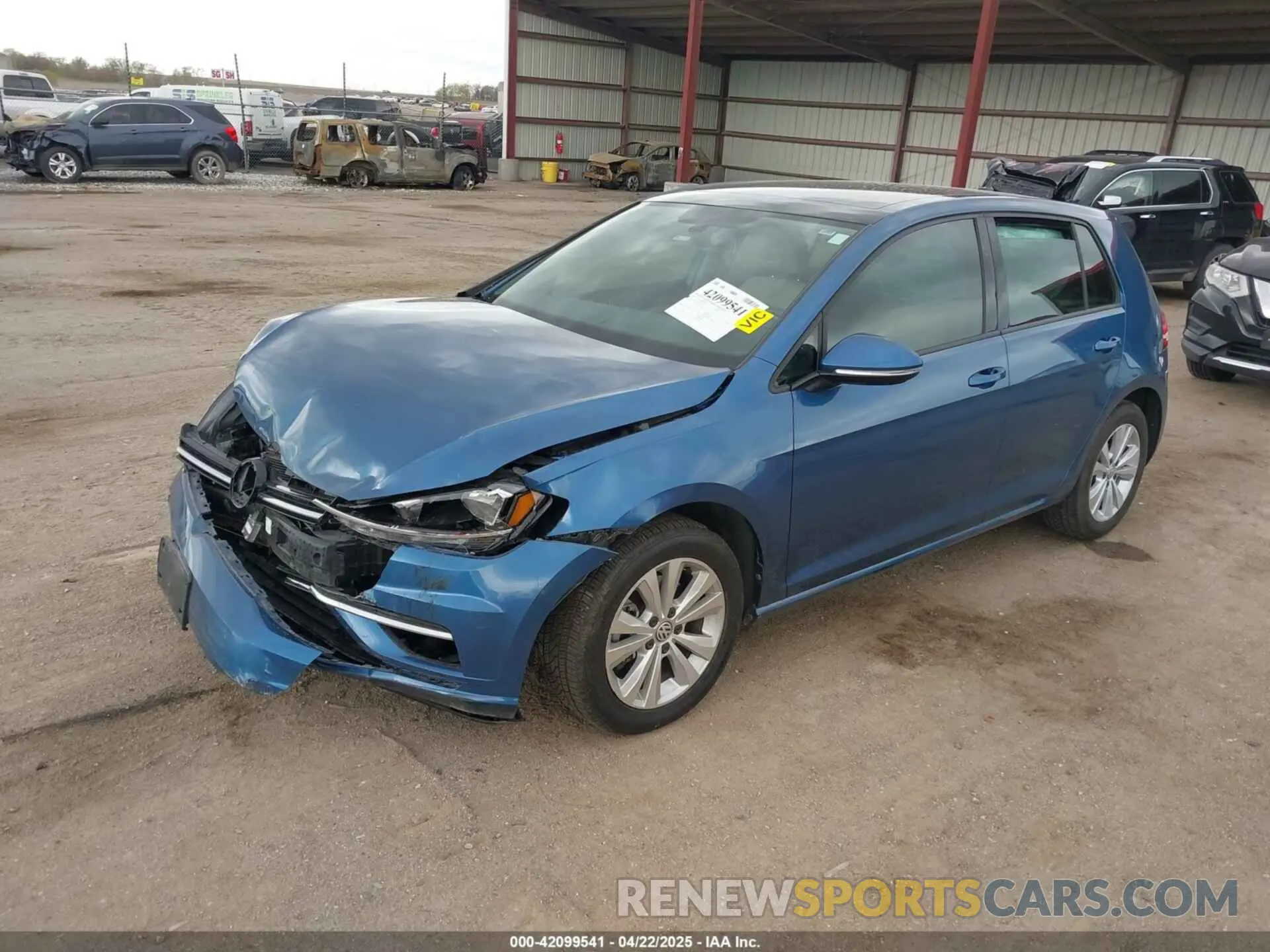 2 Фотография поврежденного автомобиля 3VWG57AU3KM015910 VOLKSWAGEN GOLF 2019