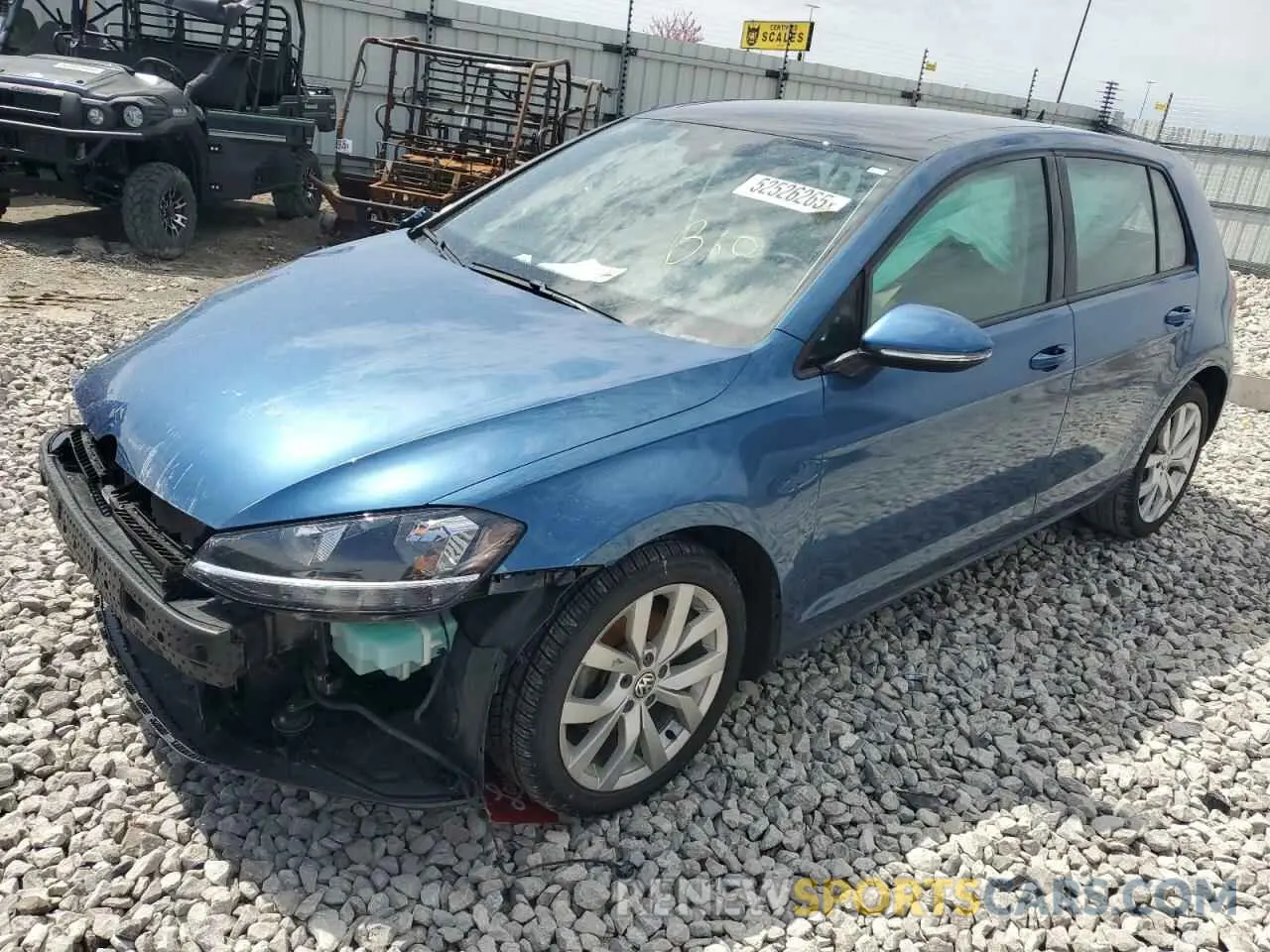 1 Фотография поврежденного автомобиля 3VWG57AU6KM029462 VOLKSWAGEN GOLF 2019